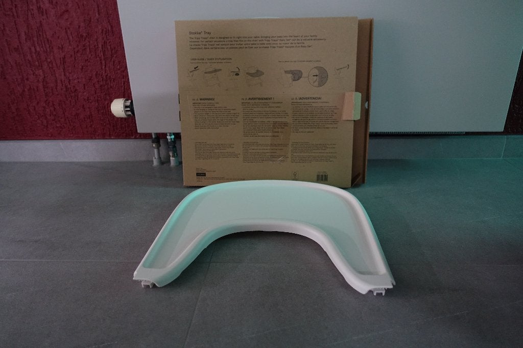Stokke Tripp Trapp Tray White/ eetblad voor kinderstoel, Ophalen of Verzenden, Nieuw, Meegroeistoel, Afneembaar eetblad