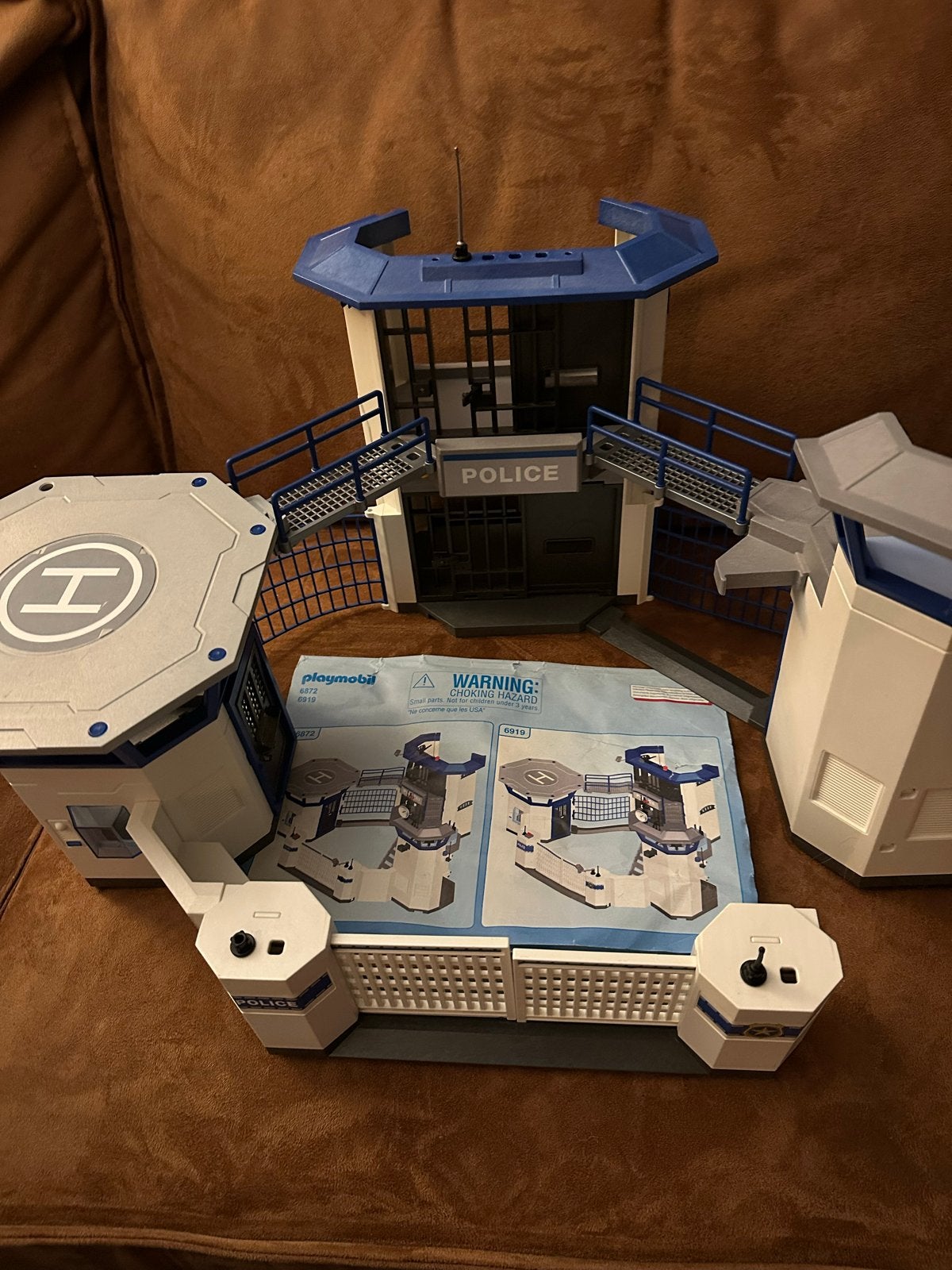 Playmobil City Action Politiebureau, Gebruikt, Gebouw, Complete set, Ophalen of Verzenden