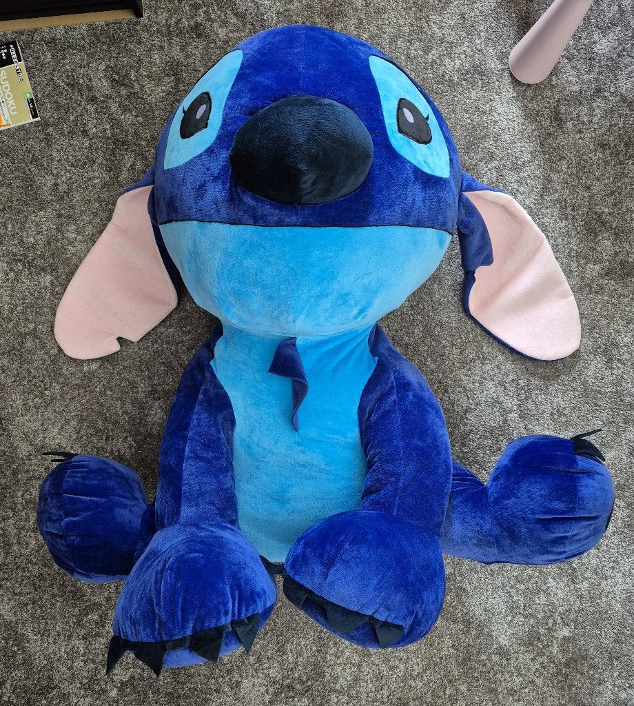 Te Koop! Zeer grote Stitch knuffel XXL, Overige karakters, Ophalen of Verzenden, Zo goed als nieuw, Overige typen