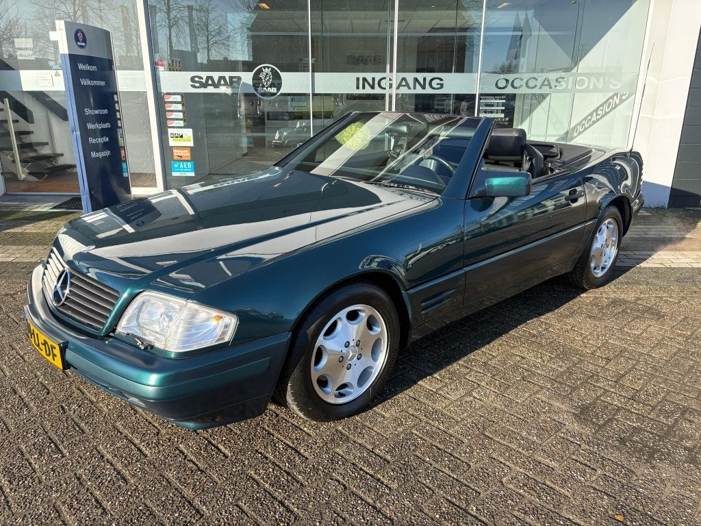 Mercedes-Benz SL-Klasse Cabrio 500 Xenon | Concoursstaat | 2, Automaat, Achterwielaandrijving, 4973 cc, Zwart