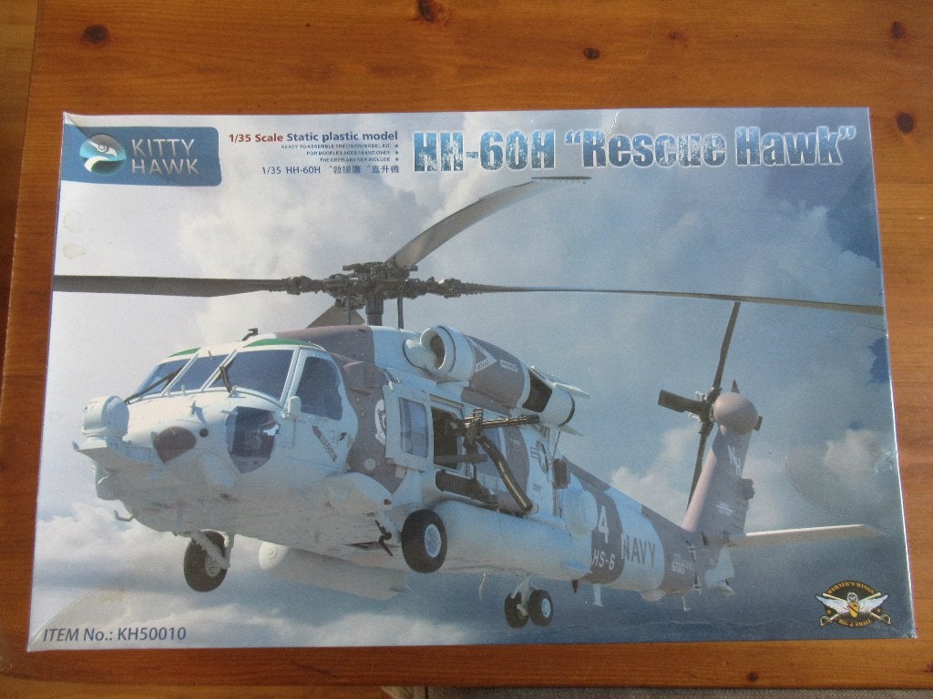 HH-60H Rescue Hawk  (Kitty Hawk 1/35), Overige merken, Helikopter, Nieuw, Ophalen of Verzenden