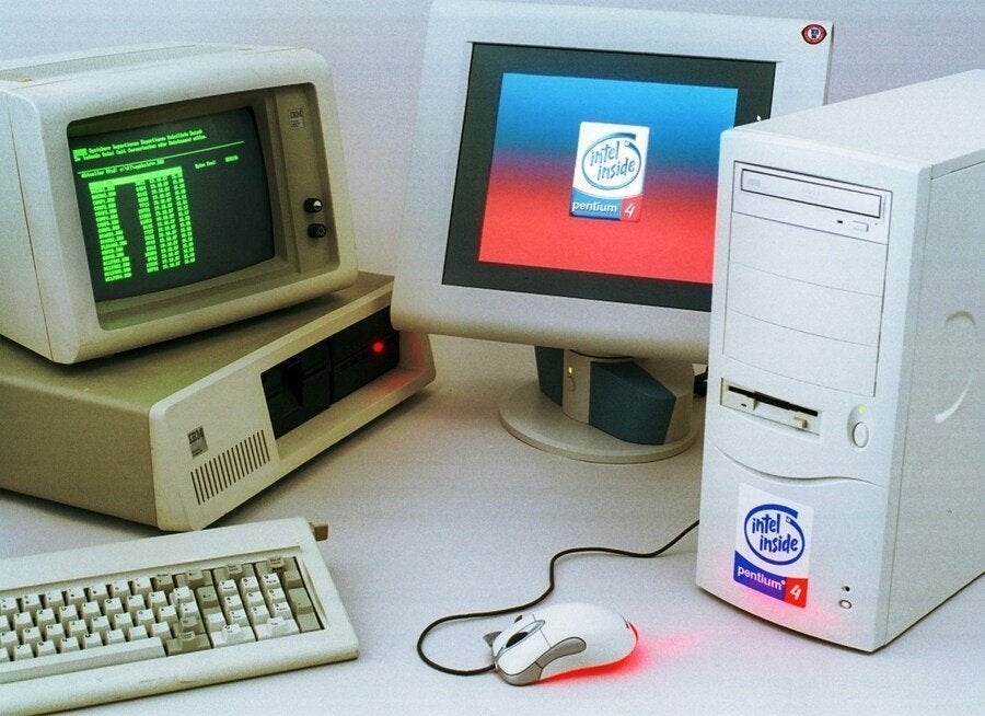 Te Koop gevraagd, oude vintage / retro computers, Ophalen, IBM / Intel / Tulip.