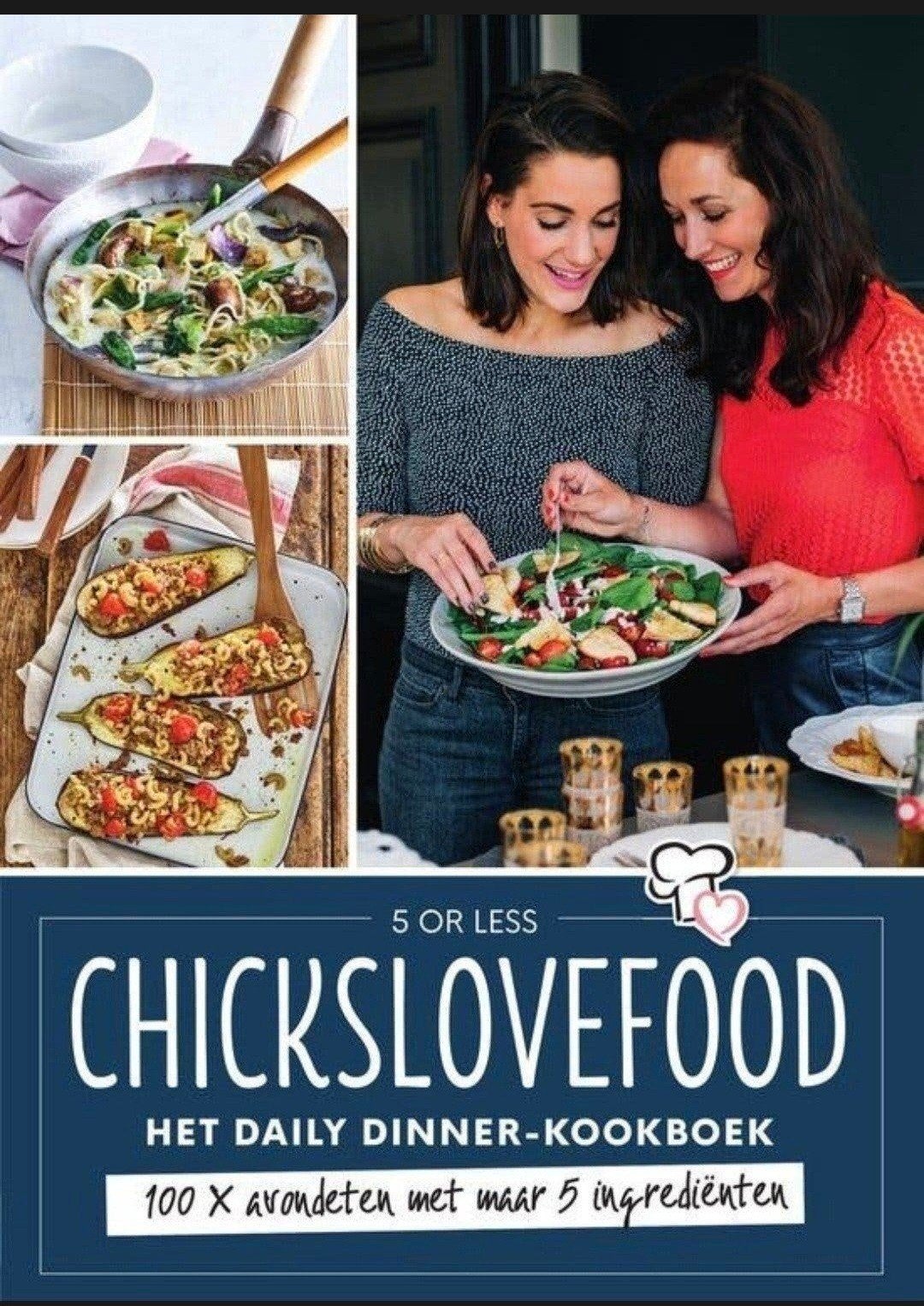 Chickslovefood - Het daily dinner-kookboek - Elise Gruppen, Boeken, Verzenden, Zo goed als nieuw