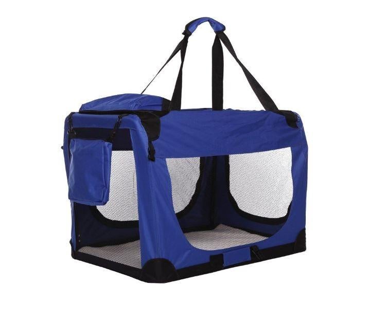 Softbench Nylon Reisbench Honden Bench Blauw Opvouwbaar Auto, Dieren en Toebehoren, Ophalen of Verzenden, Nieuw