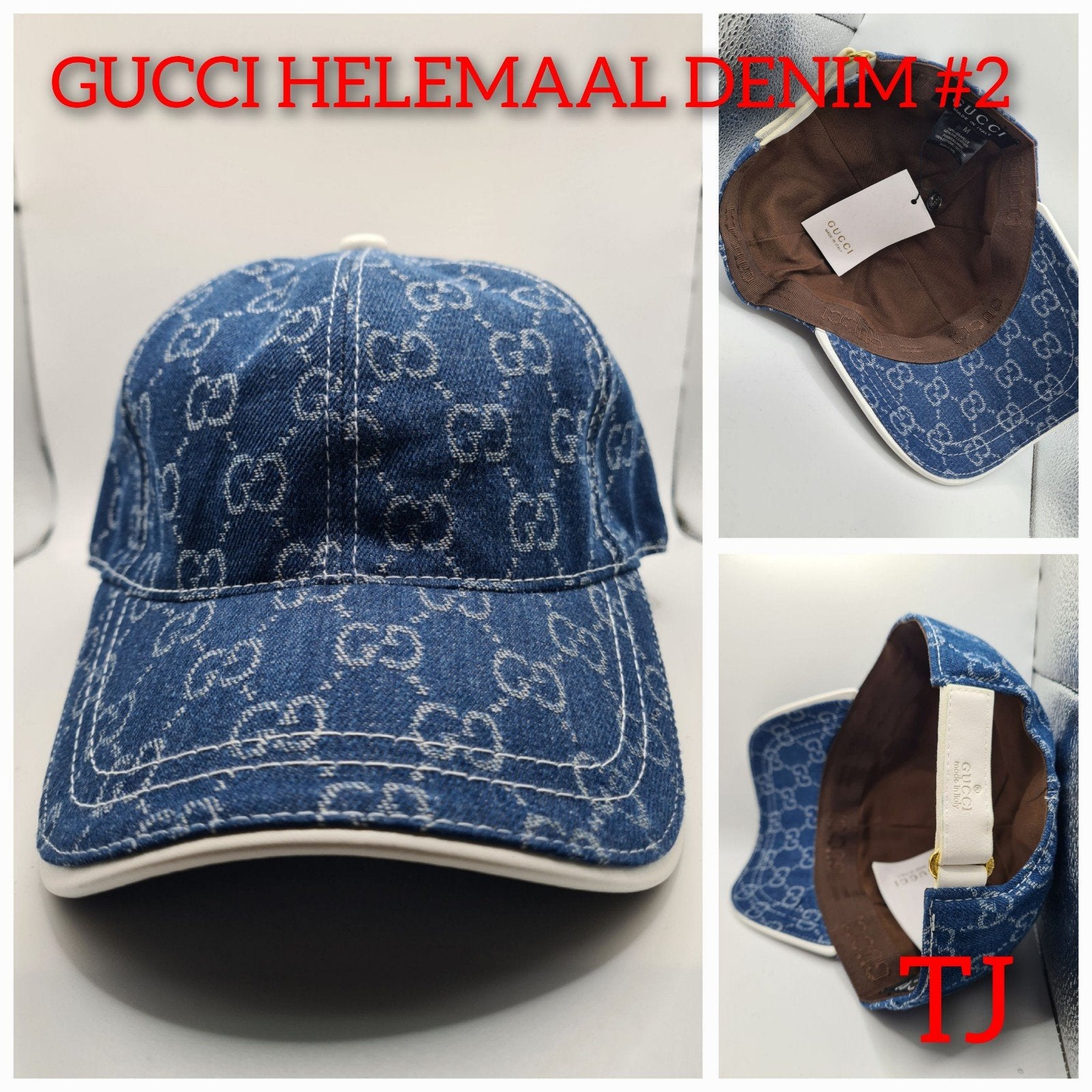 NIEUWE GUCCI PET BLAUW DENIM NU €25,-, Ophalen of Verzenden, Nieuw