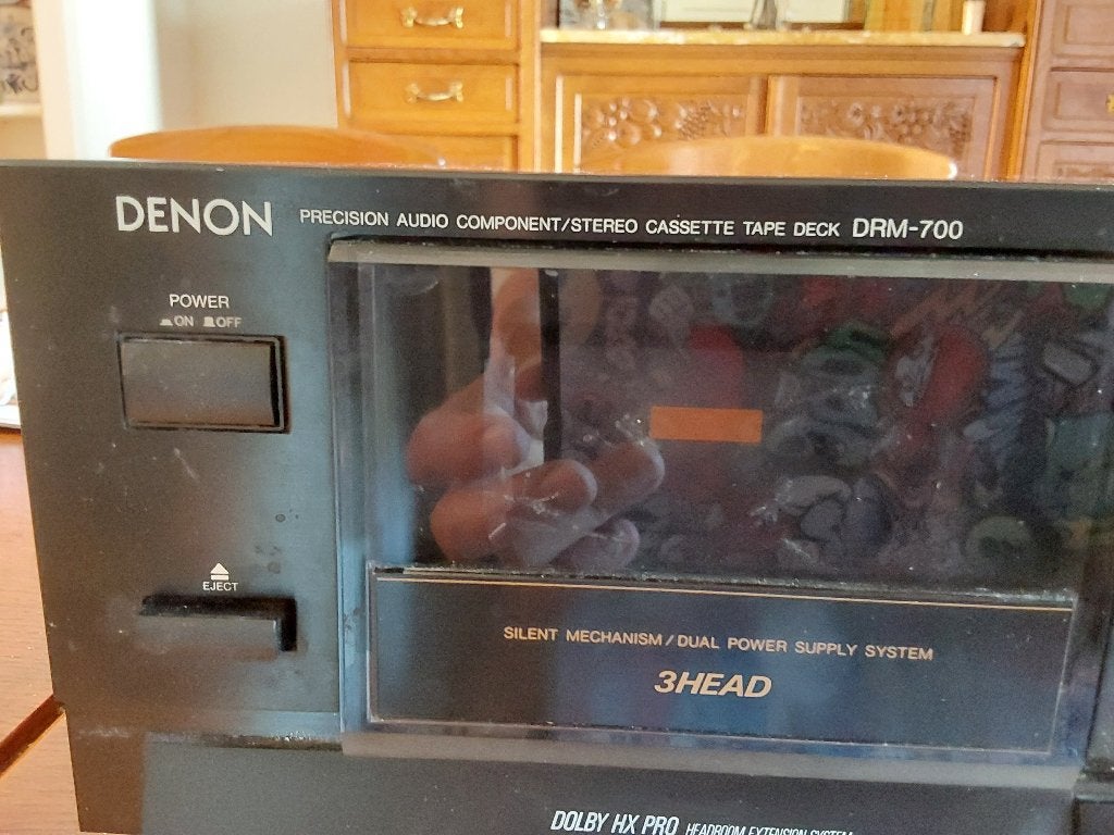 Denon  DRM-700 Cassette Recorder Cassettedeck, Ophalen of Verzenden, Denon, Tiptoetsen