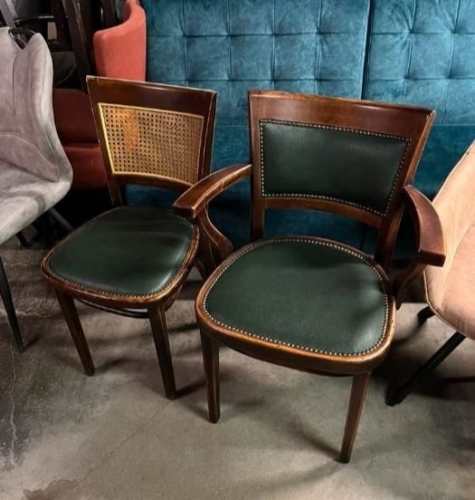 1 stuks originele hutten selection stoel ALLEEN ZONDER ARM, Huis en Inrichting, Stoelen, Ophalen, Bruin, Nieuw, Eén