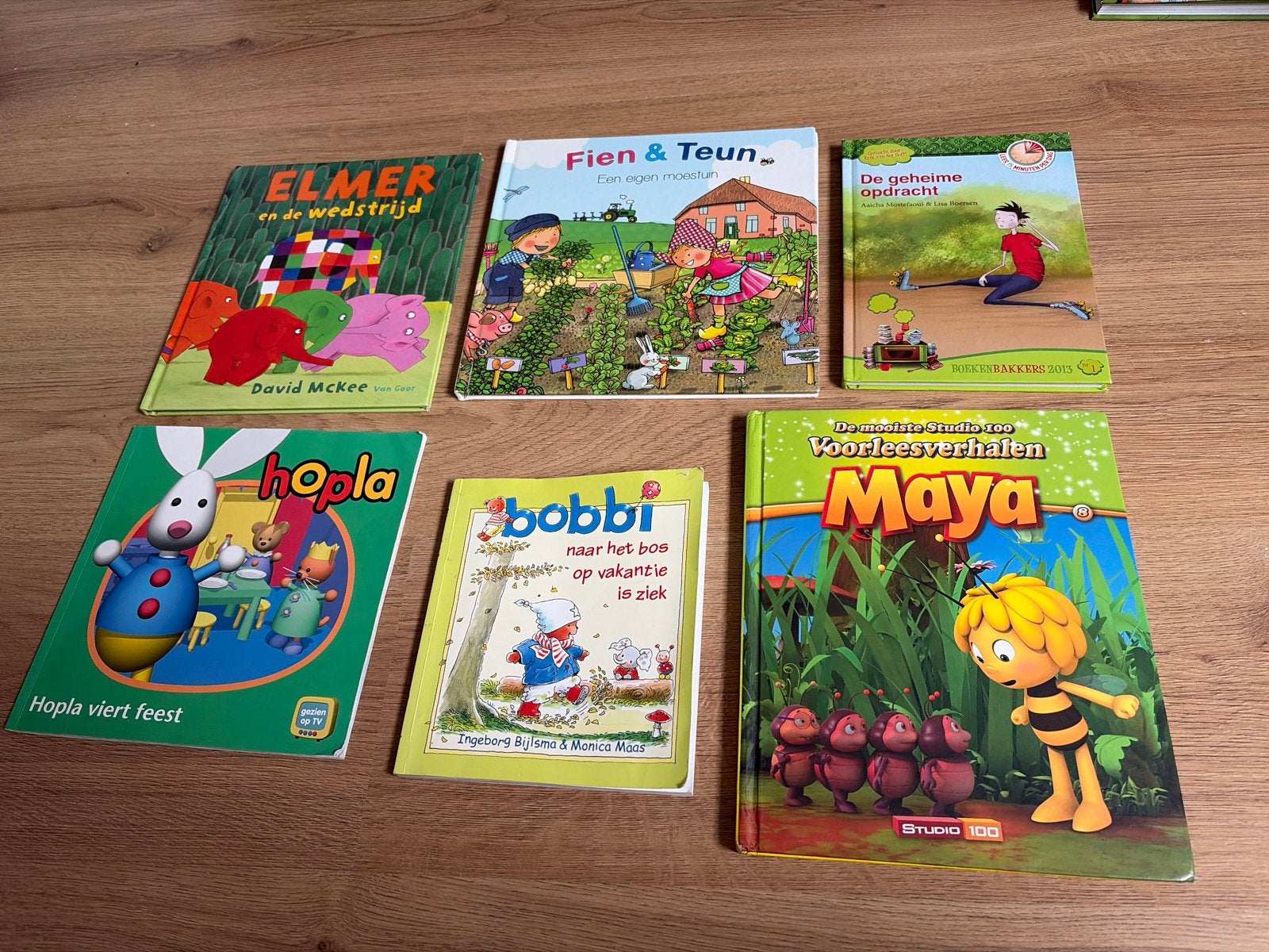 Kinderboeken collectie: Elmer, Fien & Teun, Hopsa, Bobbi, Ma, Ophalen, Gelezen, Fictie algemeen