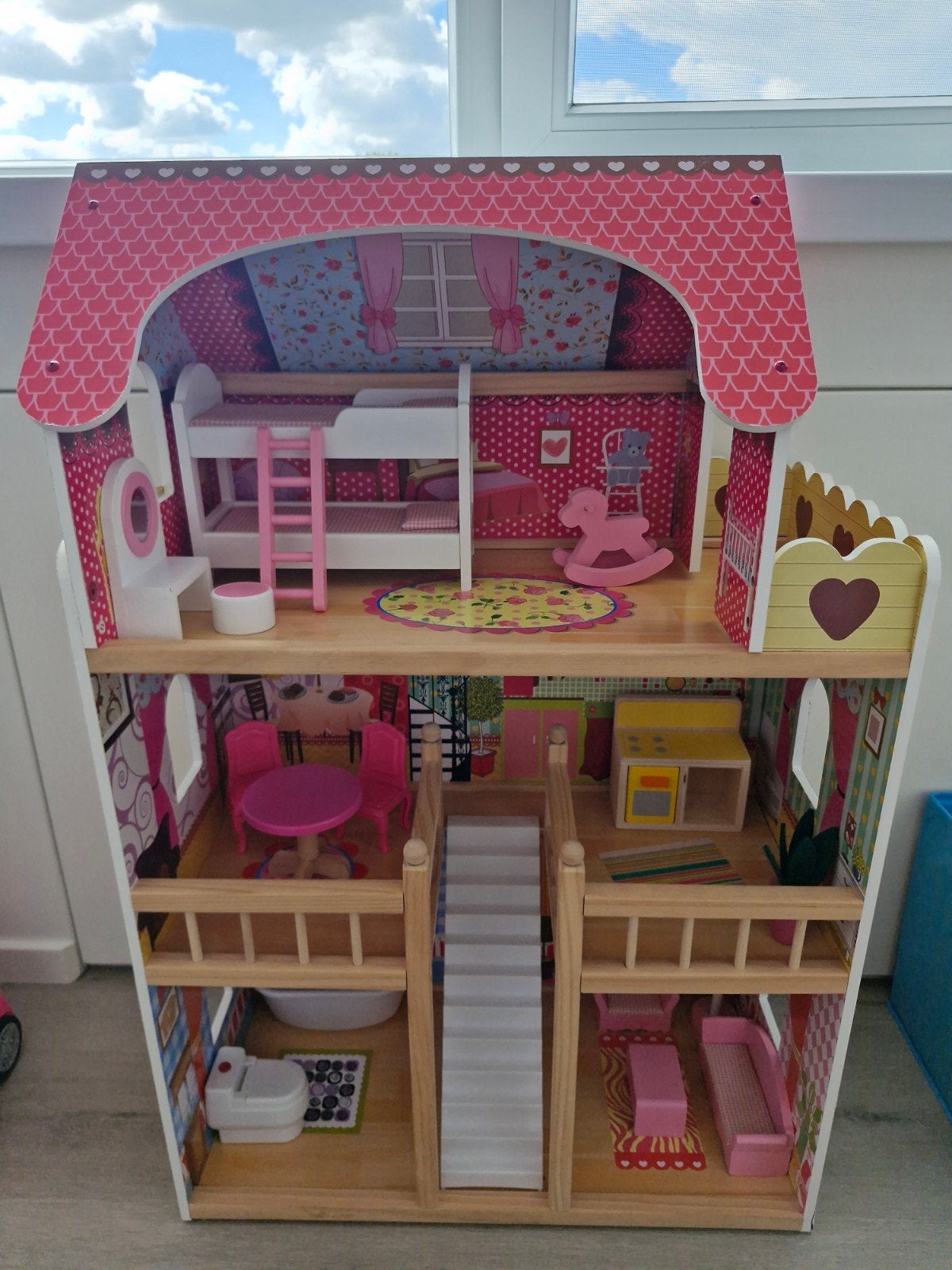 poppenhuis bandits and angels, Ophalen, Zo goed als nieuw, Poppenhuis