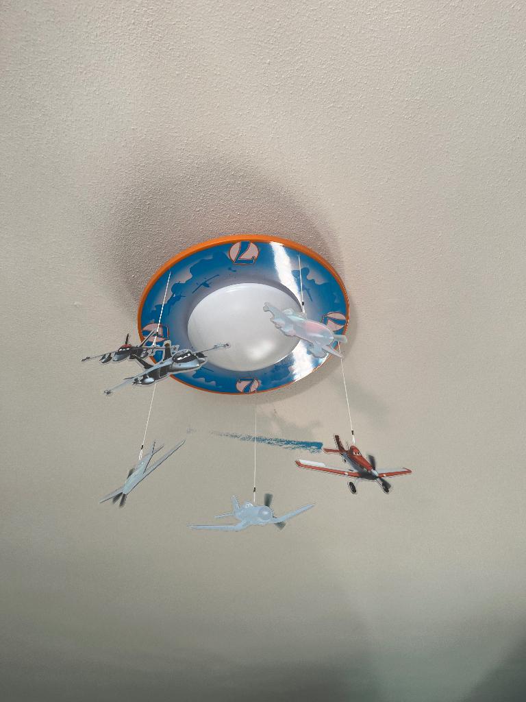 Lamp planes, Kinderen en Baby's, Kinderkamer | Inrichting en Decoratie, Ophalen, Gebruikt, Lamp
