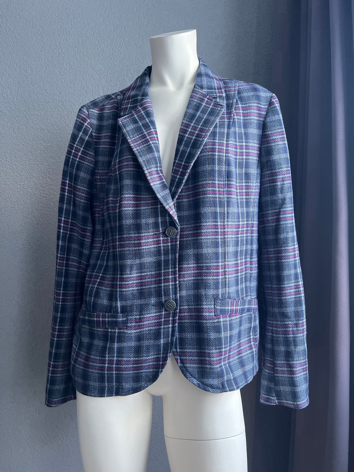 Cecil geruit jasje, maat XL, Blauw, Maat 46/48 (XL) of groter, Ophalen of Verzenden, Zo goed als nieuw