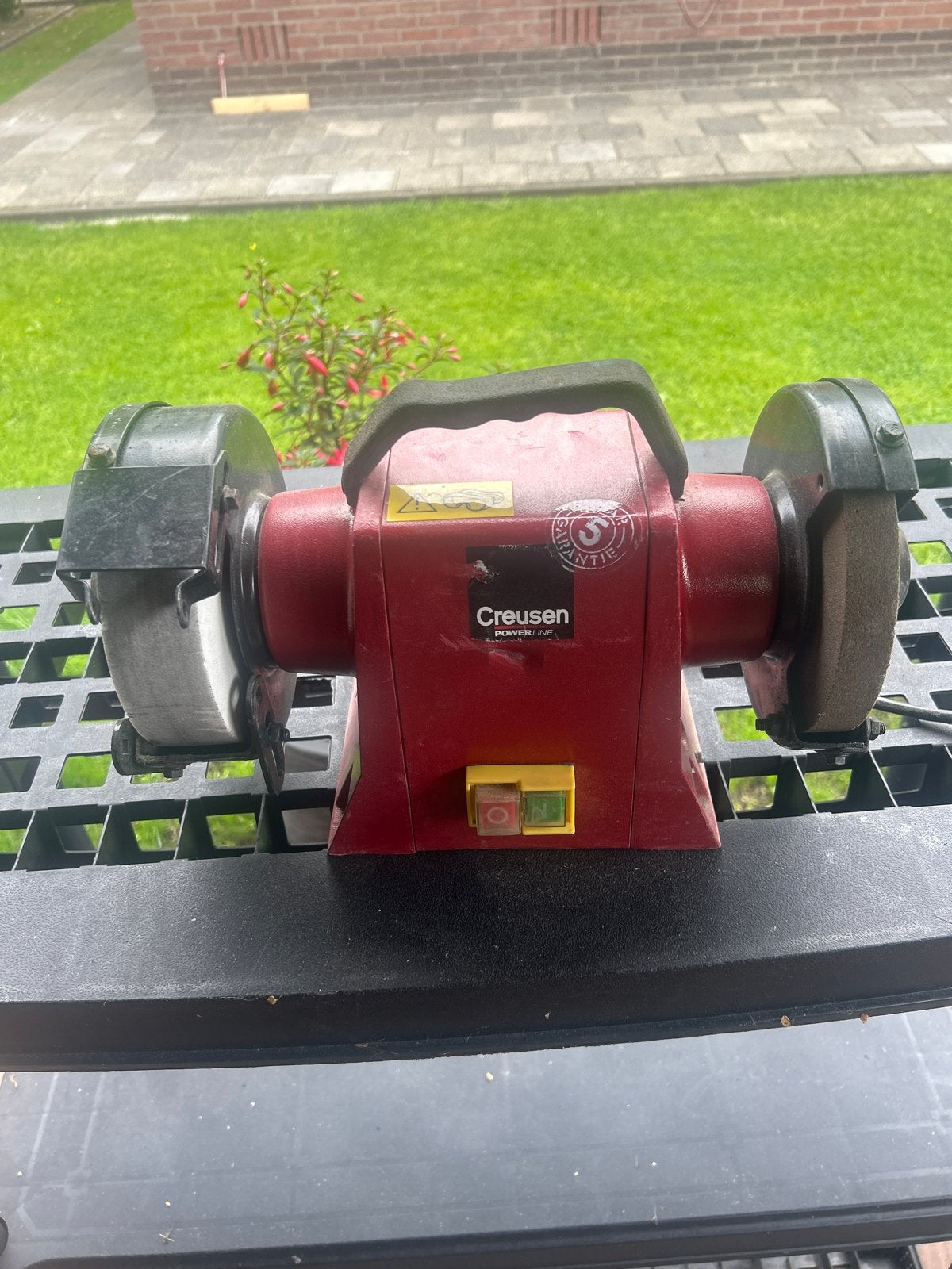 Gebruikte Creusen DS 7150 TS Werkbankslijpmachine, Doe-het-zelf en Verbouw, Ophalen, Zo goed als nieuw, Minder dan 700 watt, Werkbankslijpmachine