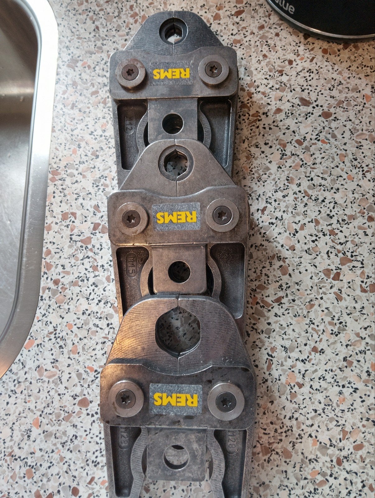 REMS Perstangbekken M12, M15, M28 - Zo goed als nieuw, Doe-het-zelf en Verbouw, Ophalen