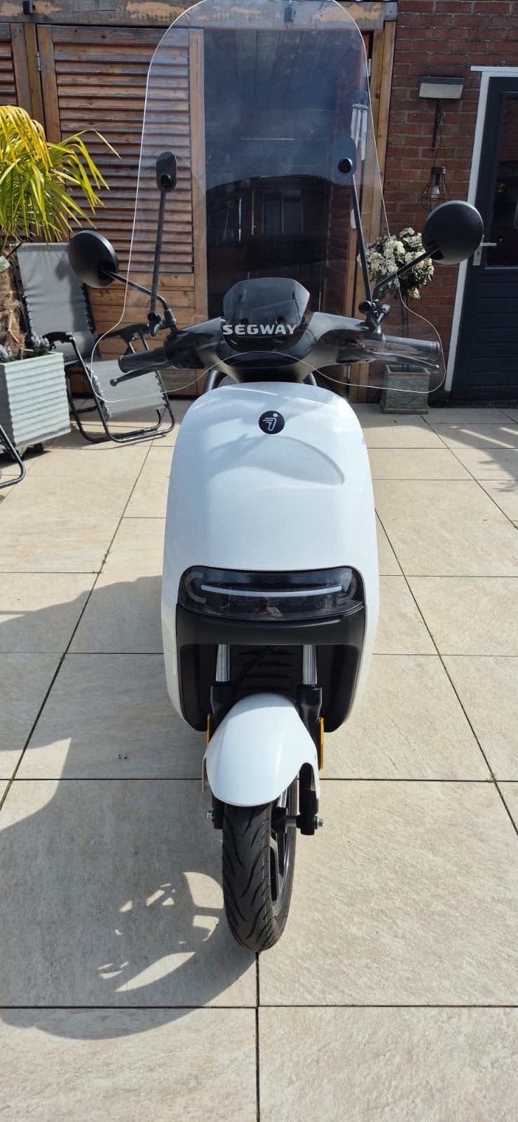 Segway eScooter E110S 25km Arctic White Glans, Ophalen, Zo goed als nieuw, Elektrisch, Overige merken