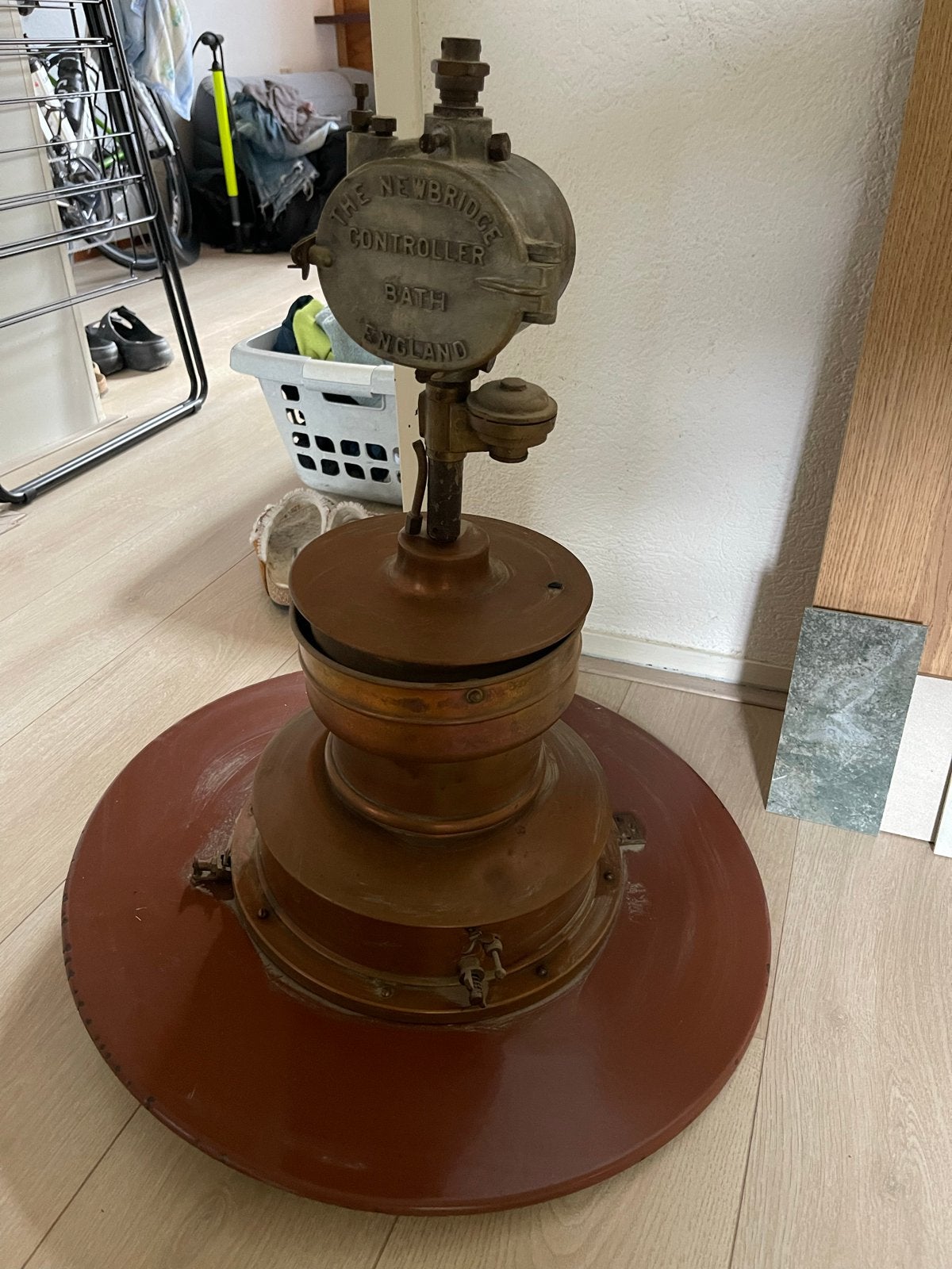 Antieke Newbridge Controller Gaslamp, Antiek en Kunst, Ophalen