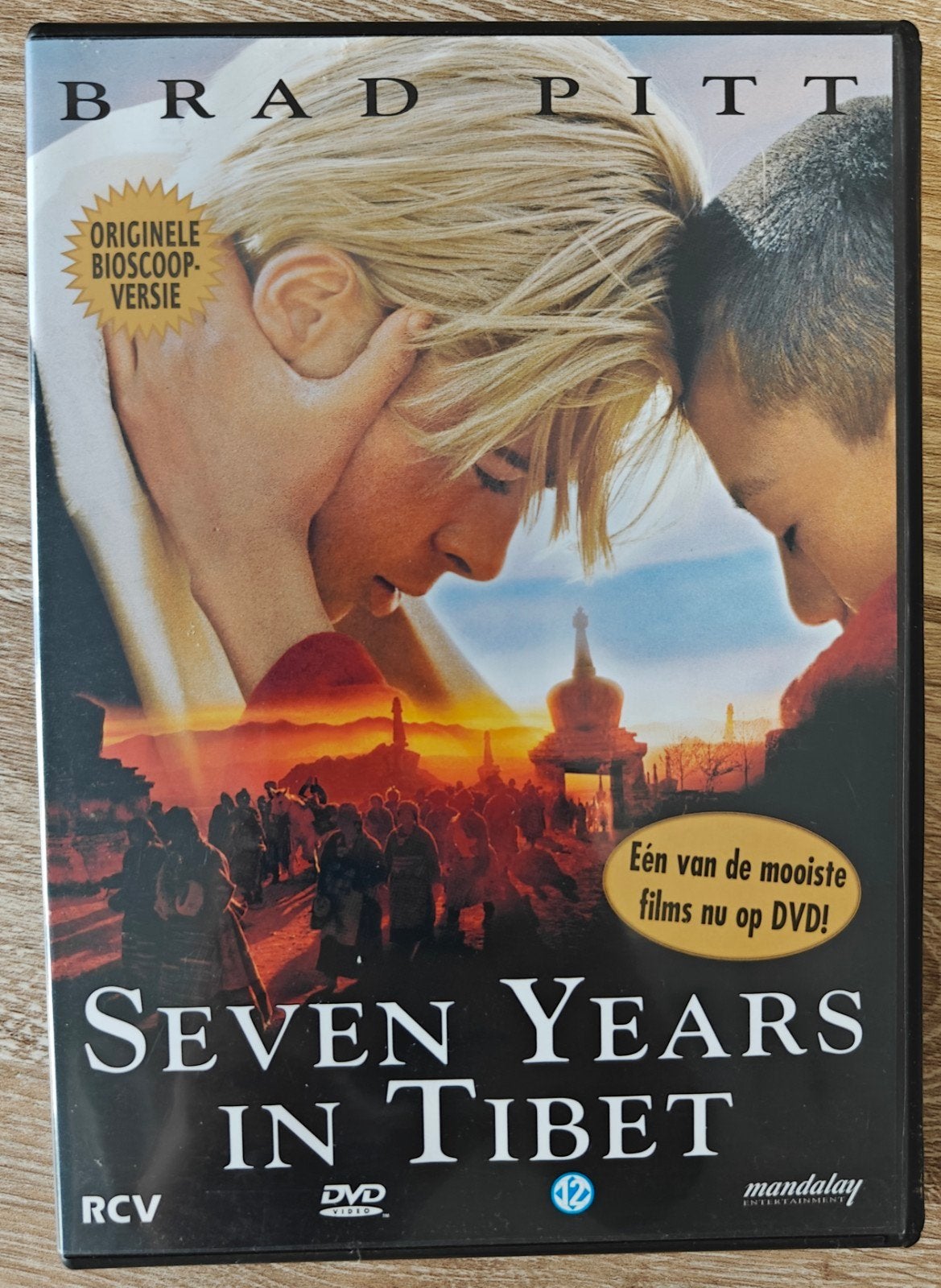 DVD - Seven Years in Tibet - Brad Pitt, Vanaf 12 jaar, Ophalen of Verzenden, Zo goed als nieuw