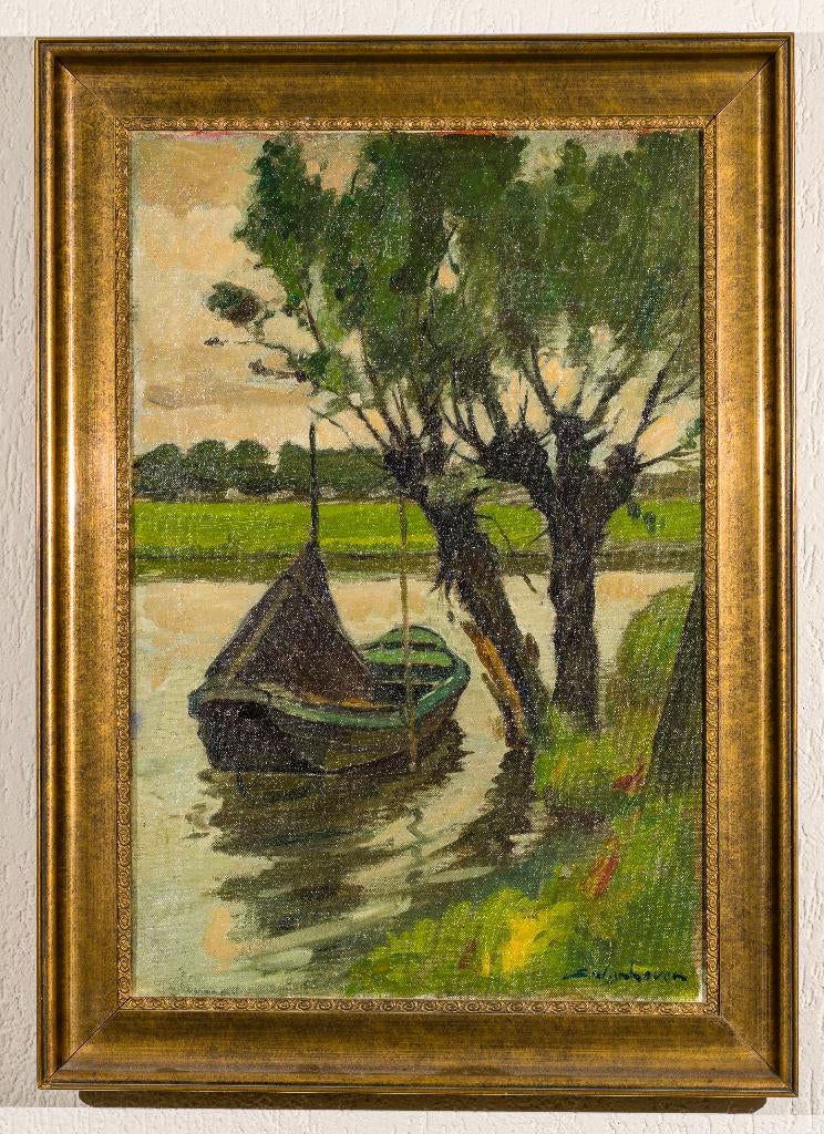 Schilderij Steven van Wijnhoven Biesbosch, Ophalen