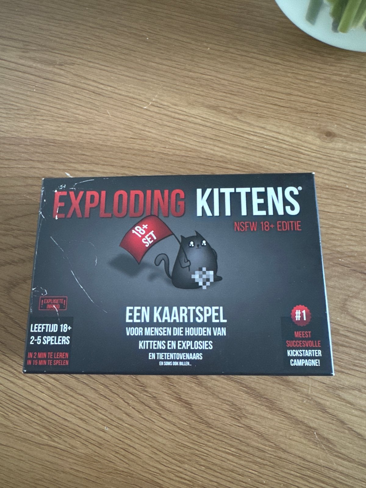 Exploding Kittens NSFW 18+ Editie Kaartspel, Een of twee spelers, Ophalen of Verzenden, Zo goed als nieuw