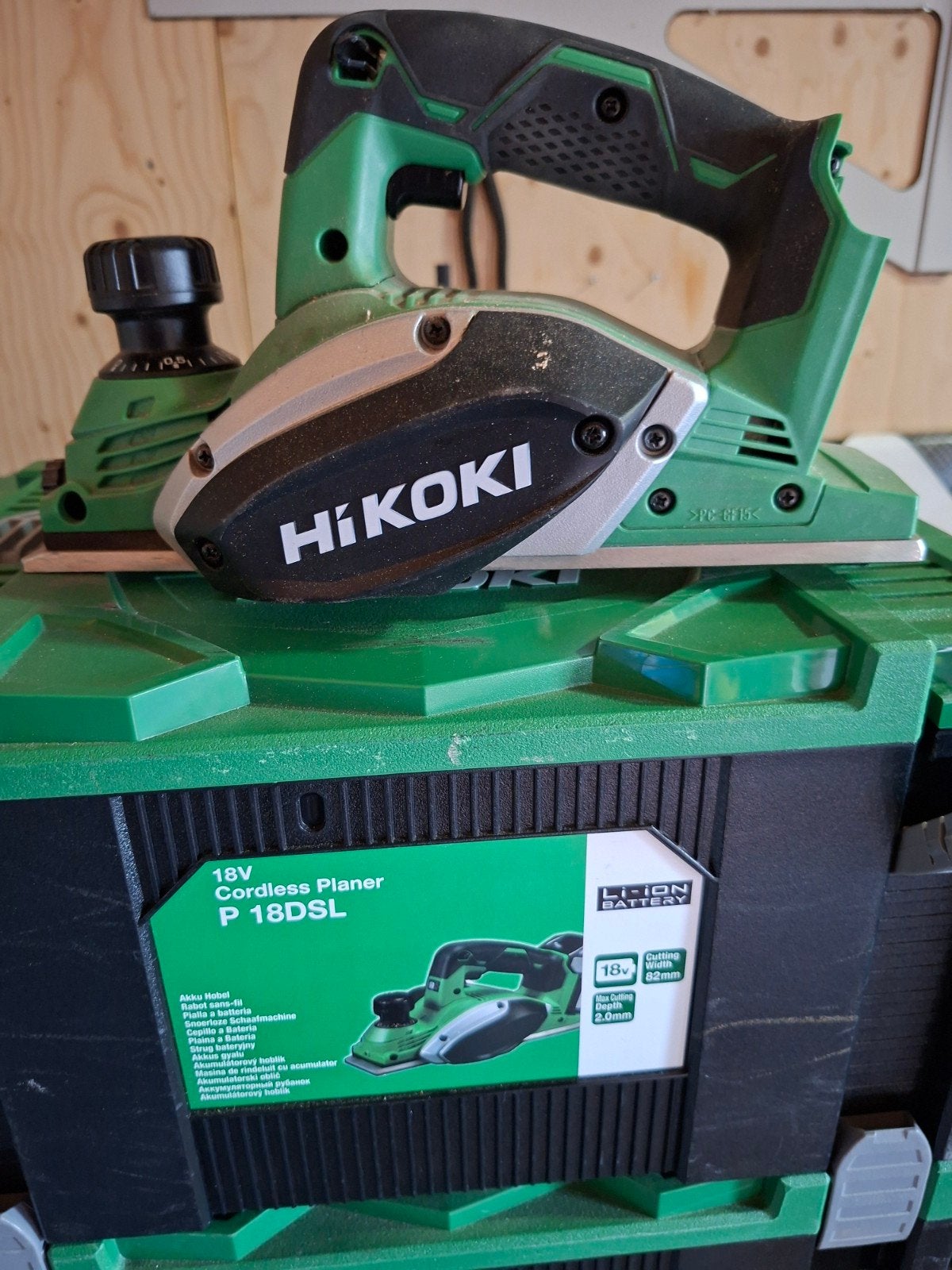 Hikoki 18V Accu Schaafmachine P 18DSL, Ophalen, Zo goed als nieuw, Overige typen, Overige merken