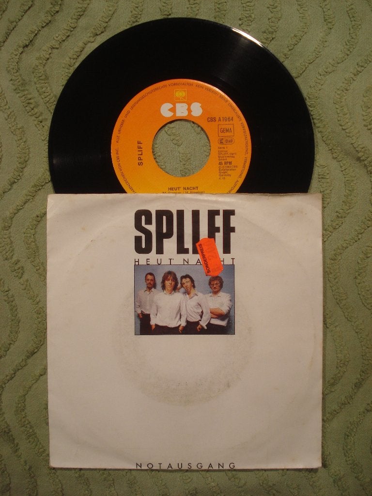 Spliff 7" Vinyl Single: ‘Heut’ Nacht’ (Duitsland), Ophalen of Verzenden, Gebruikt, 7 inch, Pop