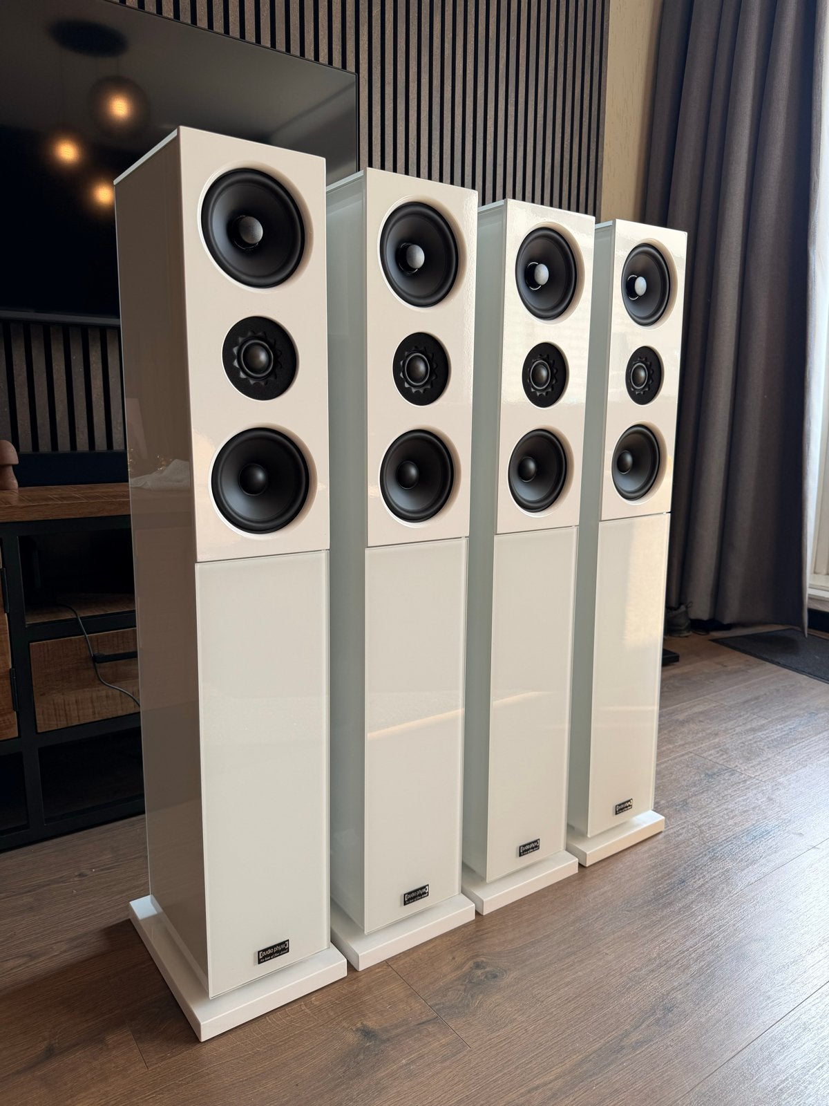 Audio Physic Classic Line 10 Luidsprekers Wit (2 sets), Overige merken, Vloerstaande luidspreker, 120 tot 150 watt, Ophalen of Verzenden