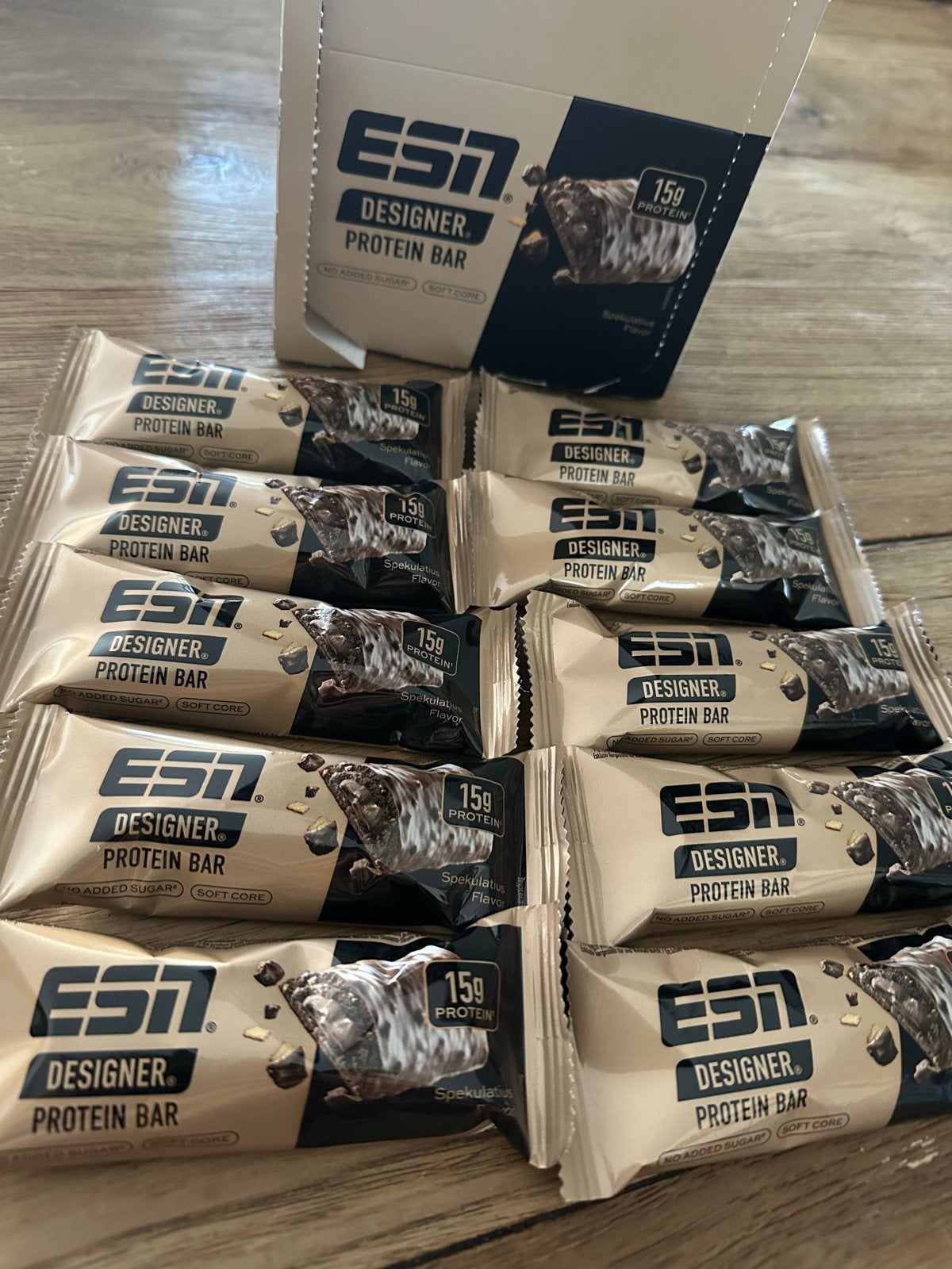 10 ESN Designer Protein Bars - Spekulatius smaak, Ophalen of Verzenden, Nieuw, Overige typen