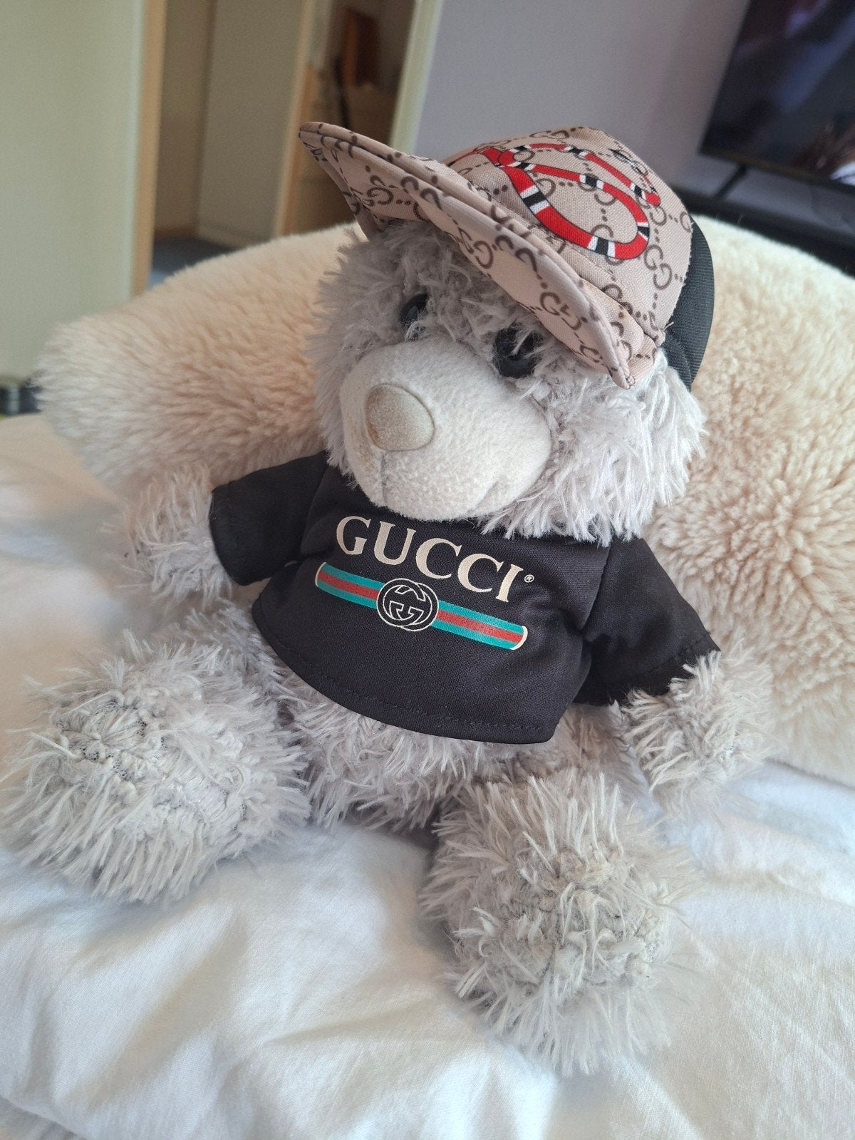 knuffel beertje, Verzamelen, Beren en Cherished Teddies, Ophalen, Zo goed als nieuw, Stoffen beer, Overige merken