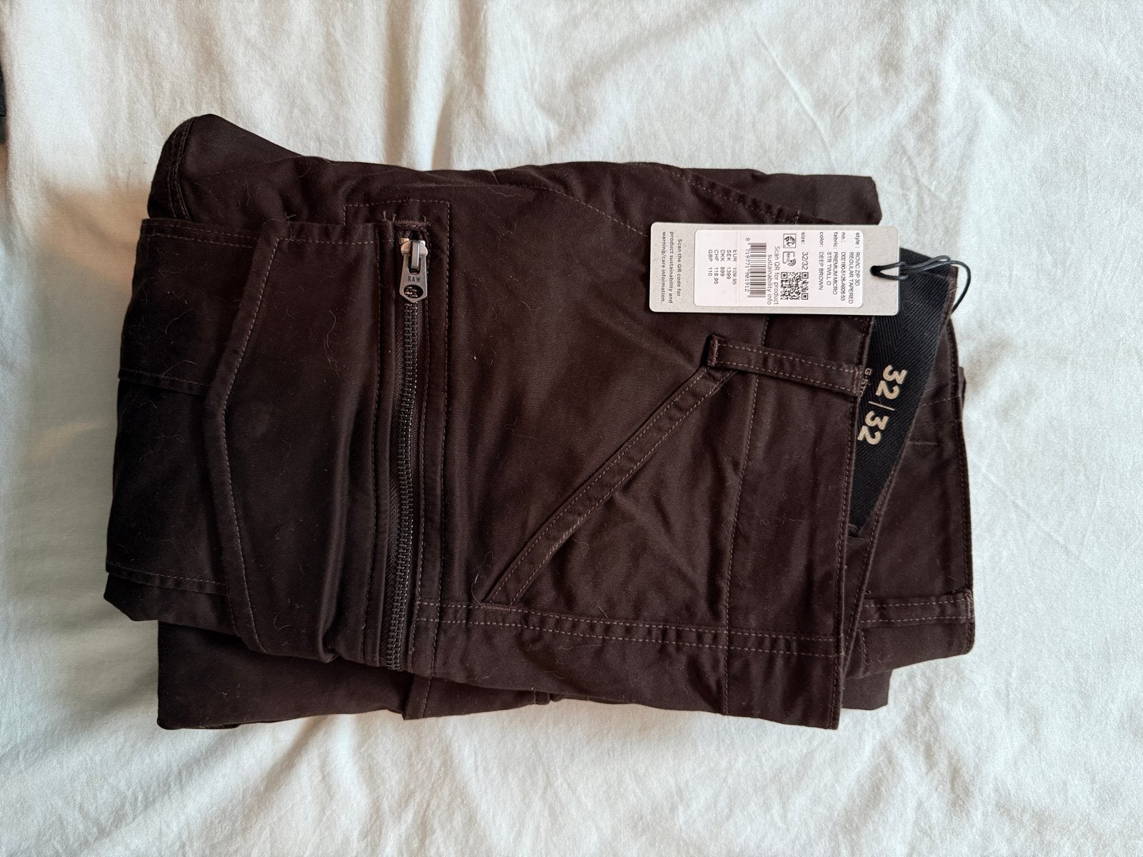 Ongedragen G-Star RAW cargobroek met prijskaartje 32/32, Ophalen of Verzenden, Nieuw, Overige maten, Bruin