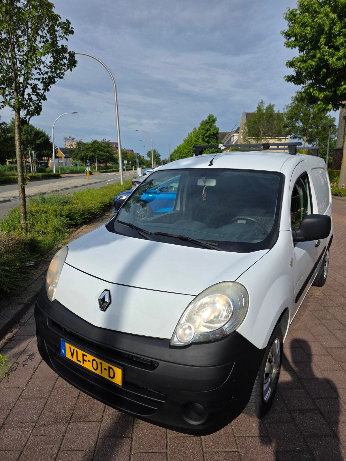 Renault Kangoo 2010 Benzine !!, Stof, Zwart, Renault, Wit