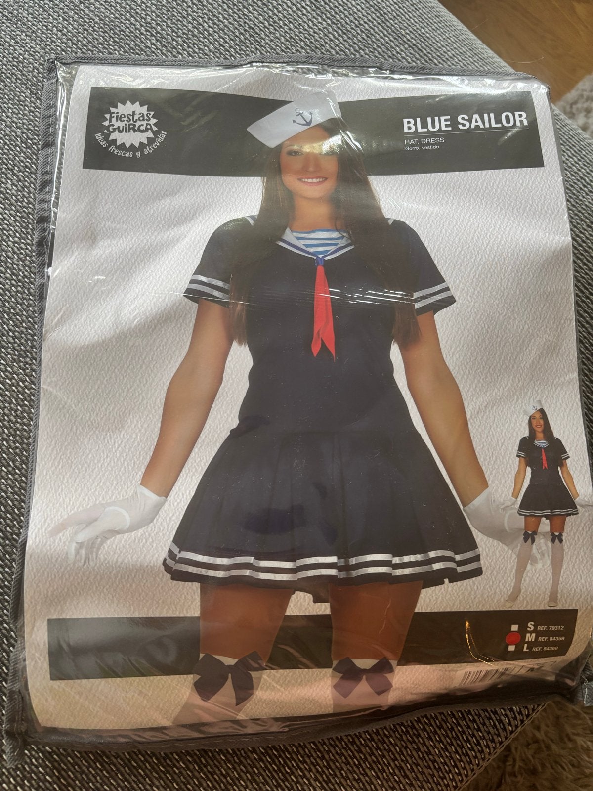 Matrozenpak dames - Carnaval kleding (Maat M/S), Maat 38/40 (M), Carnaval, Ophalen of Verzenden, Kleding