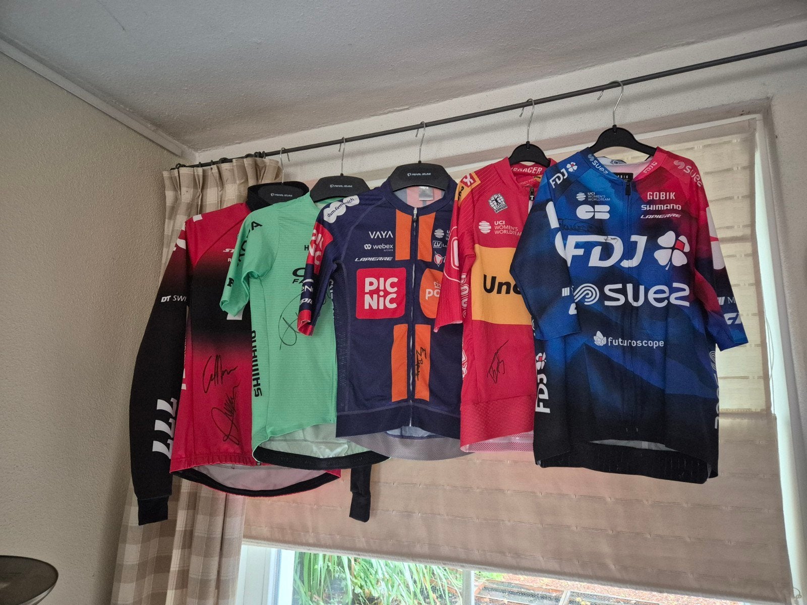 Gesigneerde wielershirts damespeloton, Ophalen of Verzenden, Bovenkleding