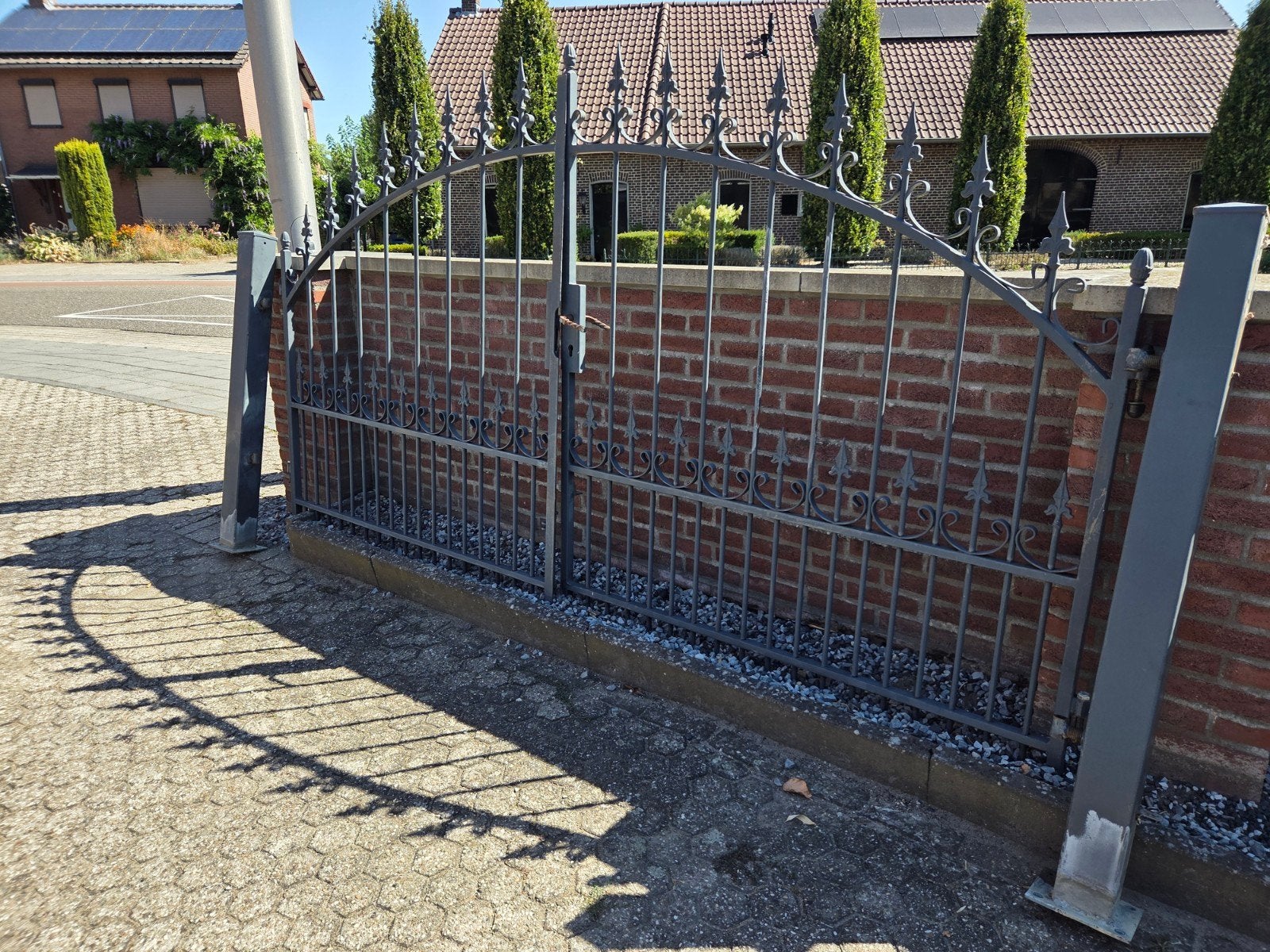 2 delige sierpoort, Tuin en Terras, Ophalen of Verzenden, IJzer