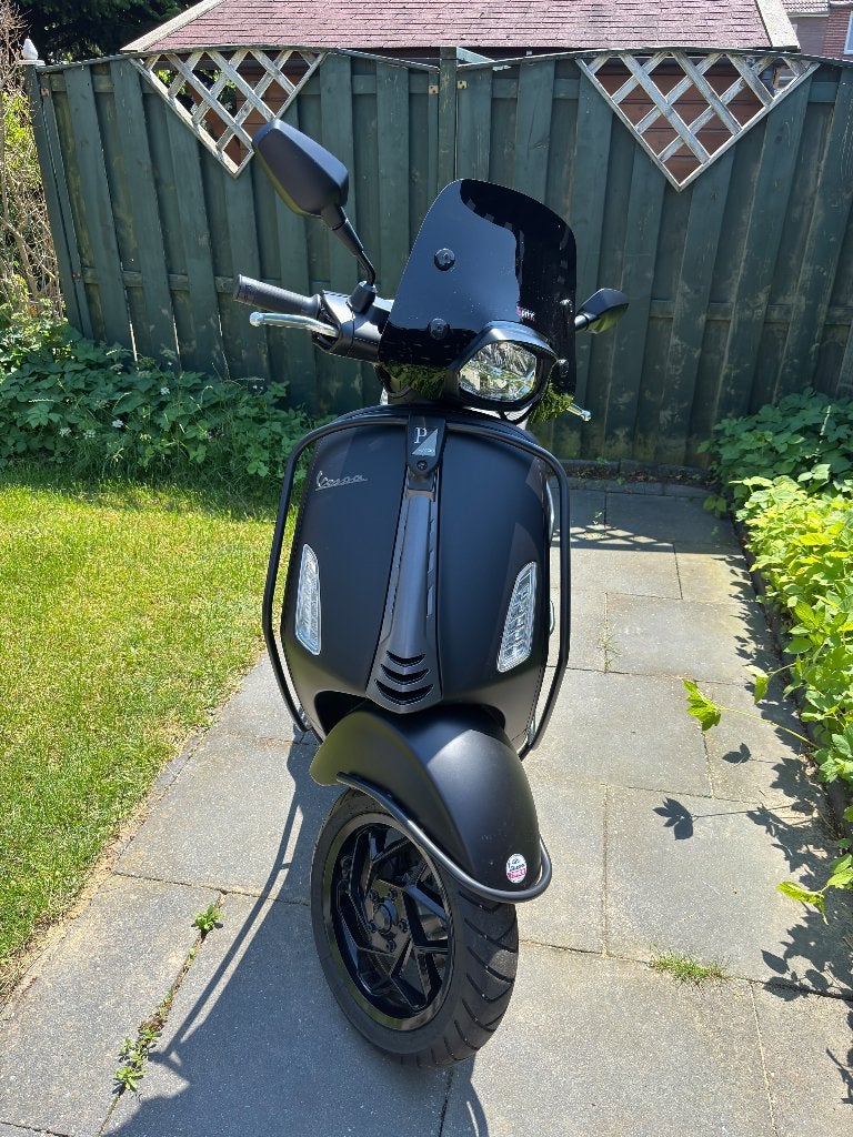 Vespa Sprint S Facelift Mat Zwart 45 km/u | Full Option, Ophalen, Maximaal 45 km/u, Vespa S, Zo goed als nieuw