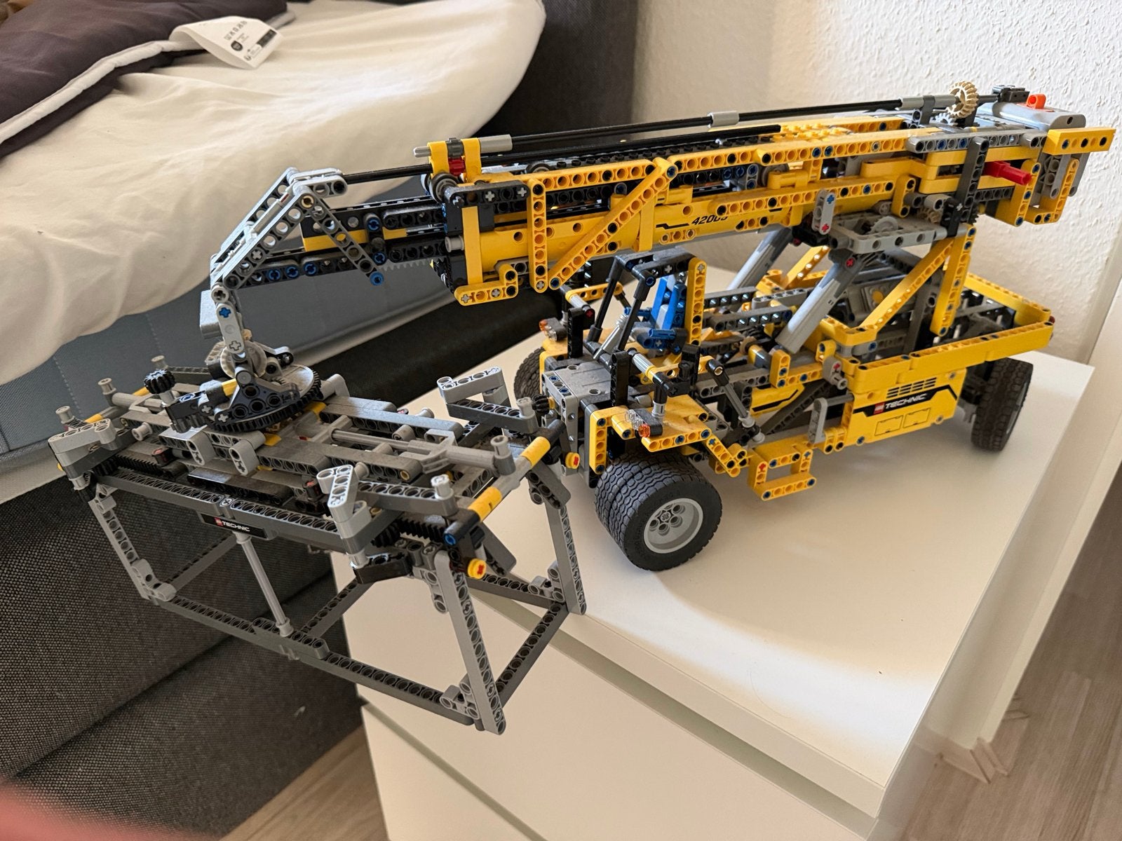 Lego Technic Kraanwagen - Volledig functioneel model (42009), Ophalen, Gebruikt, Overige merken