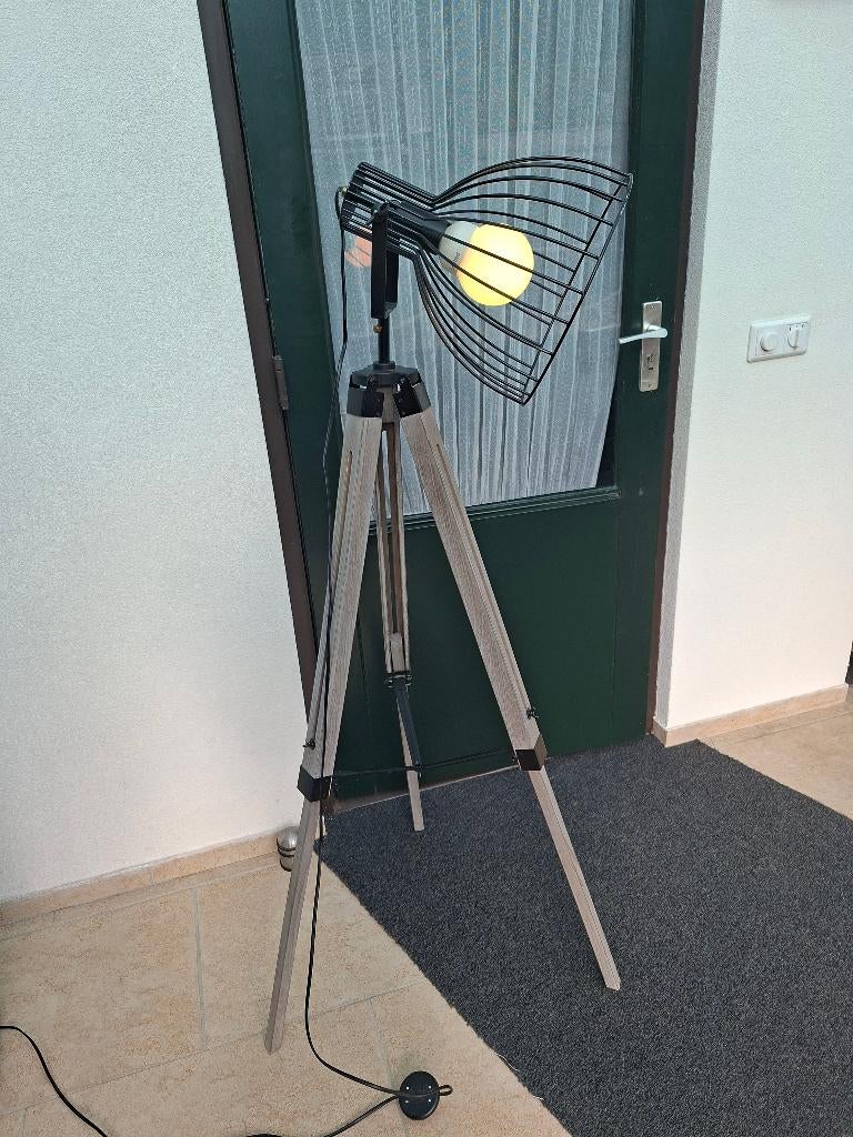 schemerlamp, Huis en Inrichting, Lampen | Tafellampen, Ophalen, Zo goed als nieuw, Metaal