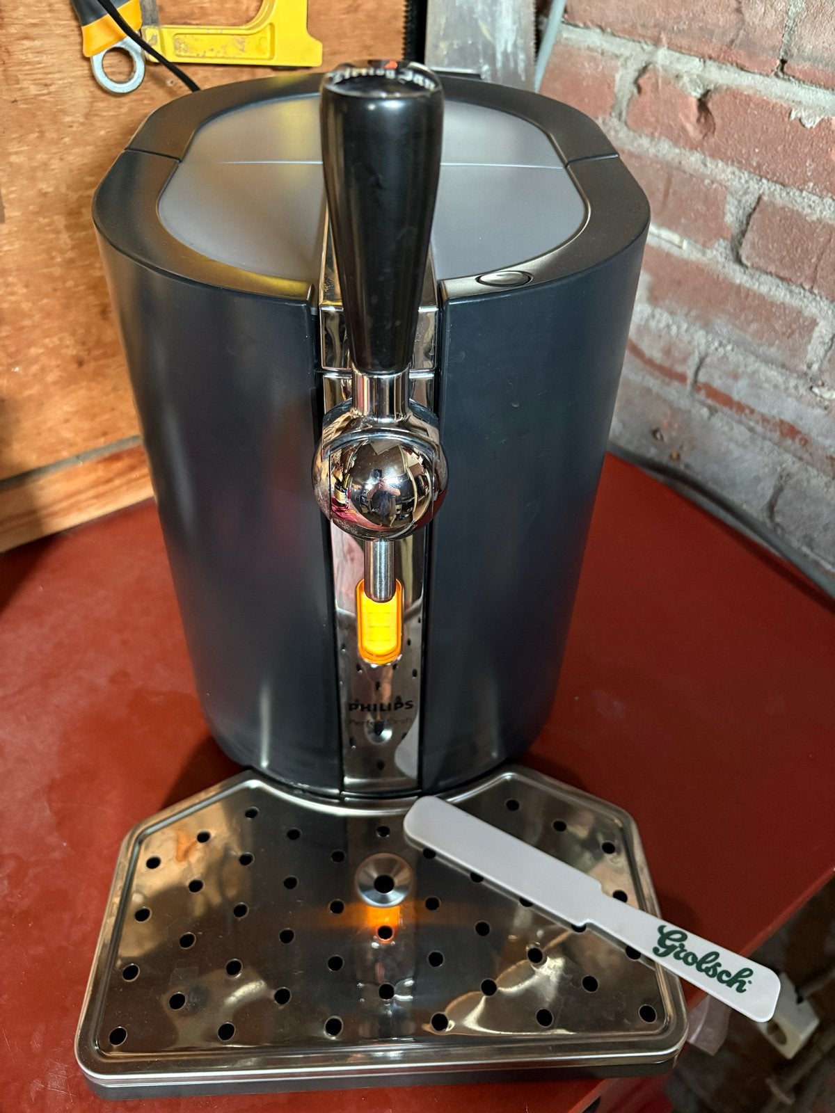 Philips PerfectDraft HD3600 biertap met Grolsch magneetjes, Ophalen, Gebruikt