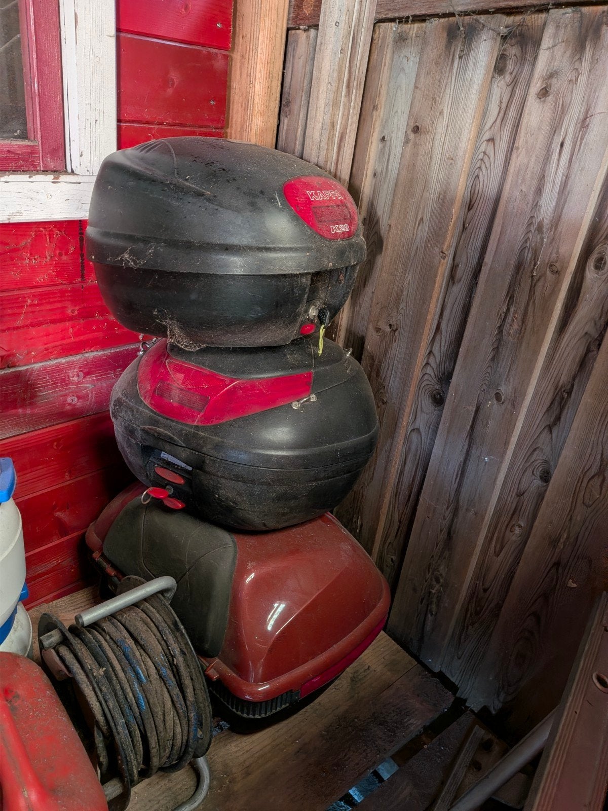 Koffer voor motor of scooter - Kappa K30, Motoren, Ophalen, Gebruikt