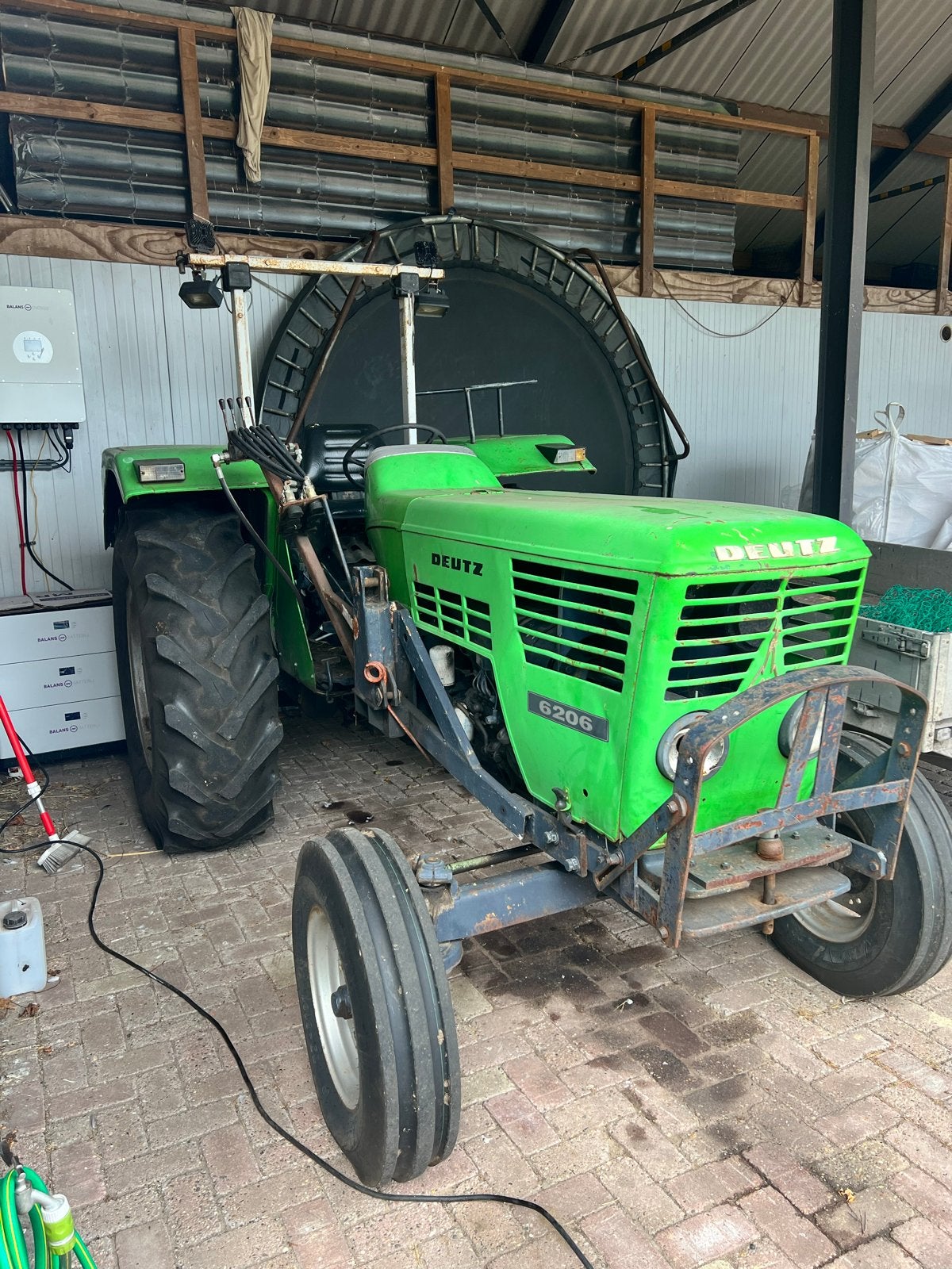 Deutz 6206 Trekker, Ophalen, Tot 80 Pk, 5000 tot 7500, Gebruikt