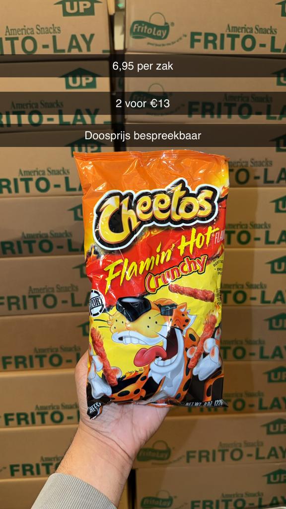 Cheetos flamin hot (partij ook mogelijk), Diversen, Ophalen of Verzenden