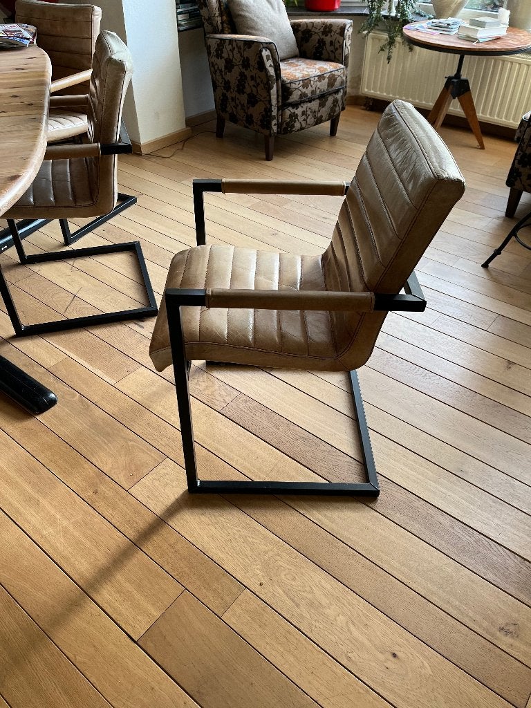 eetkamerstoelen, Huis en Inrichting, Ophalen, Gebruikt, Bruin, Vijf, Zes of meer stoelen