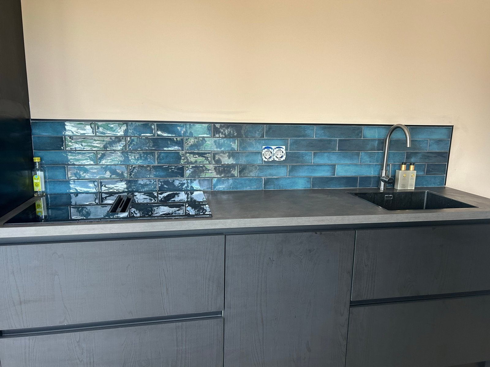 Maxaro Elix Blue wandtegels 7,5x30cm - 3 dozen, Ophalen, Nieuw, Minder dan 20 cm, 20 tot 40 cm