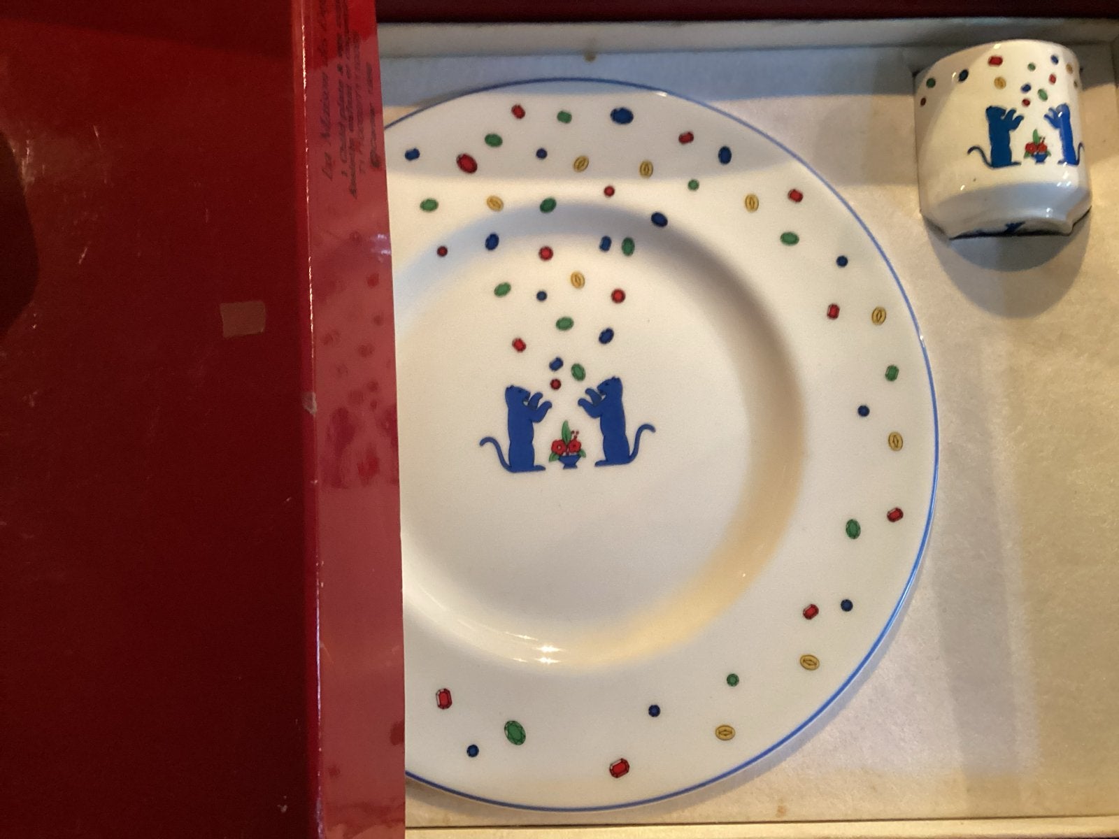 Cartier La Maison des Enfants kinder servies in doos, Ophalen of Verzenden, Nieuw, Porselein, Overige stijlen