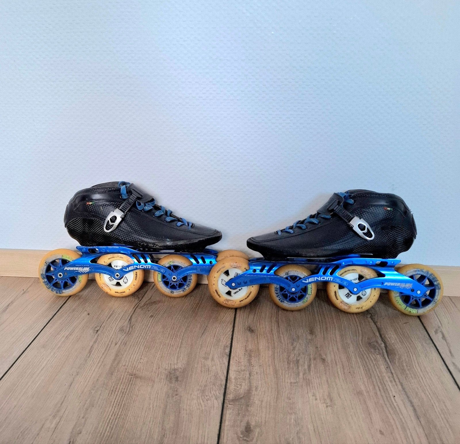 Doubleff A1 skeelers maat 44, Ophalen of Verzenden, Gebruikt, Inline skates 4 wielen