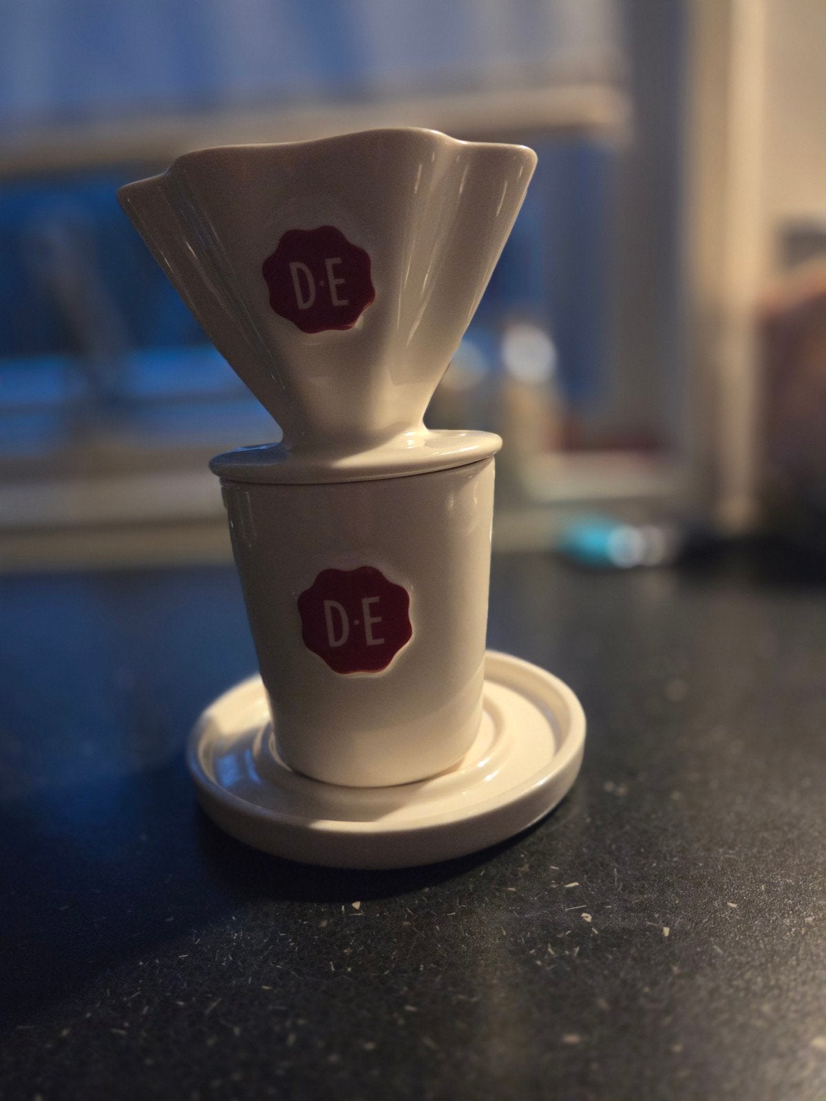 Douwe Egberts 1-persoons koffiezetter met filter, Ophalen of Verzenden, Koffiemachine