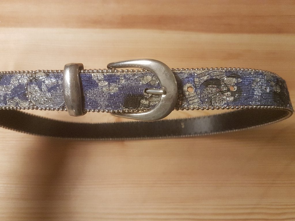 Glitter riem, 82cm lang, 100 cm of meer, Zwart, Nieuw, Tailleriem