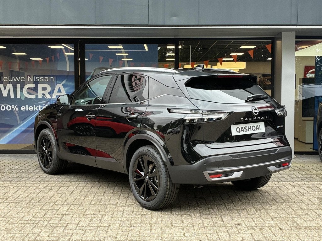Nissan Qashqai 1.5 e-Power Tekna NIEUW UIT VOORRAAD LEVERBAA, Auto's, Nissan, 1498 cc, Zwart, Automatische klimaatregeling, Nieuw