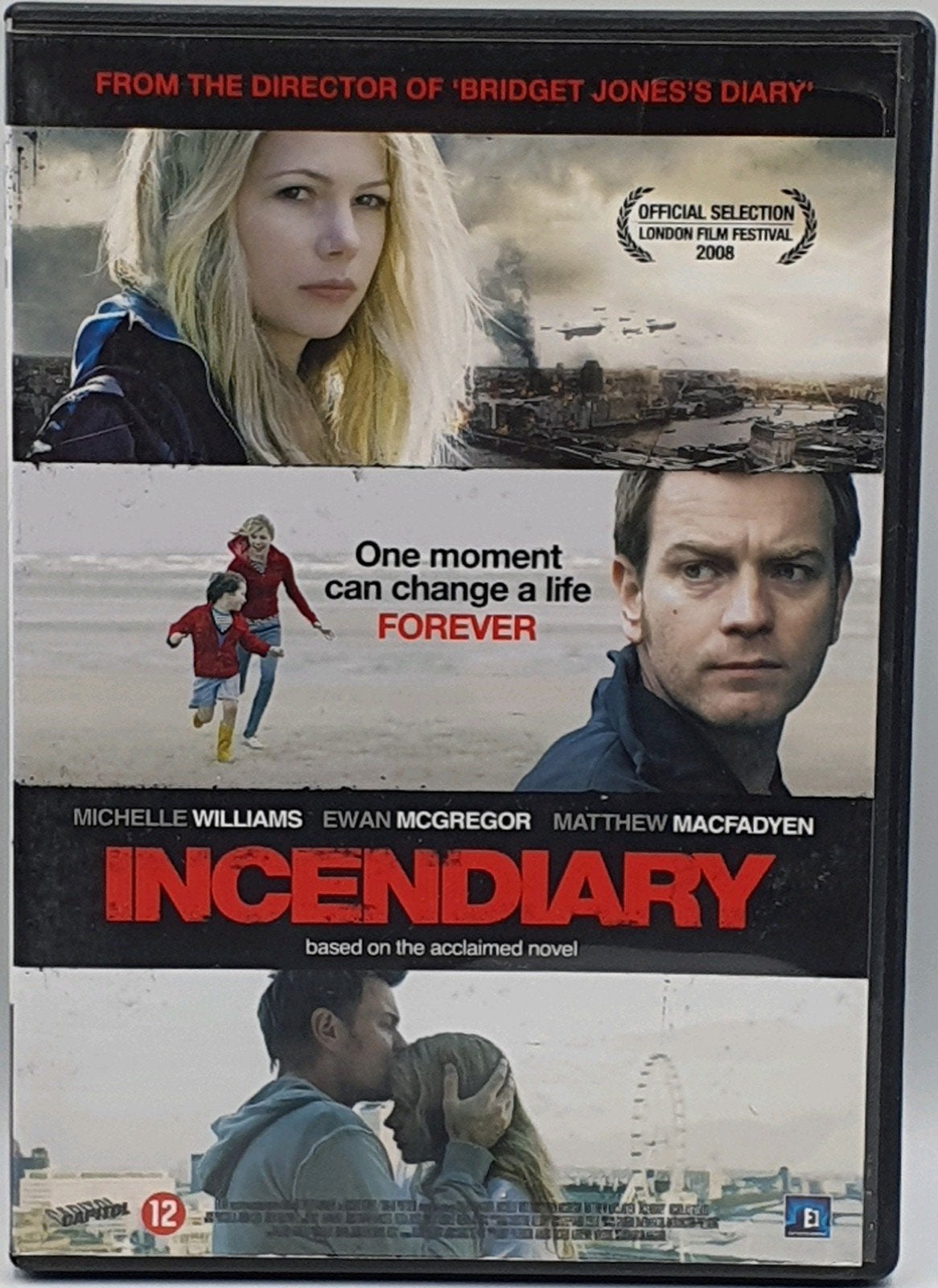 Te koop: Incendiary DVD - Michelle Williams, Ewan McGregor, Nederlands, Overige genres, Ophalen of Verzenden, Vanaf 12 jaar