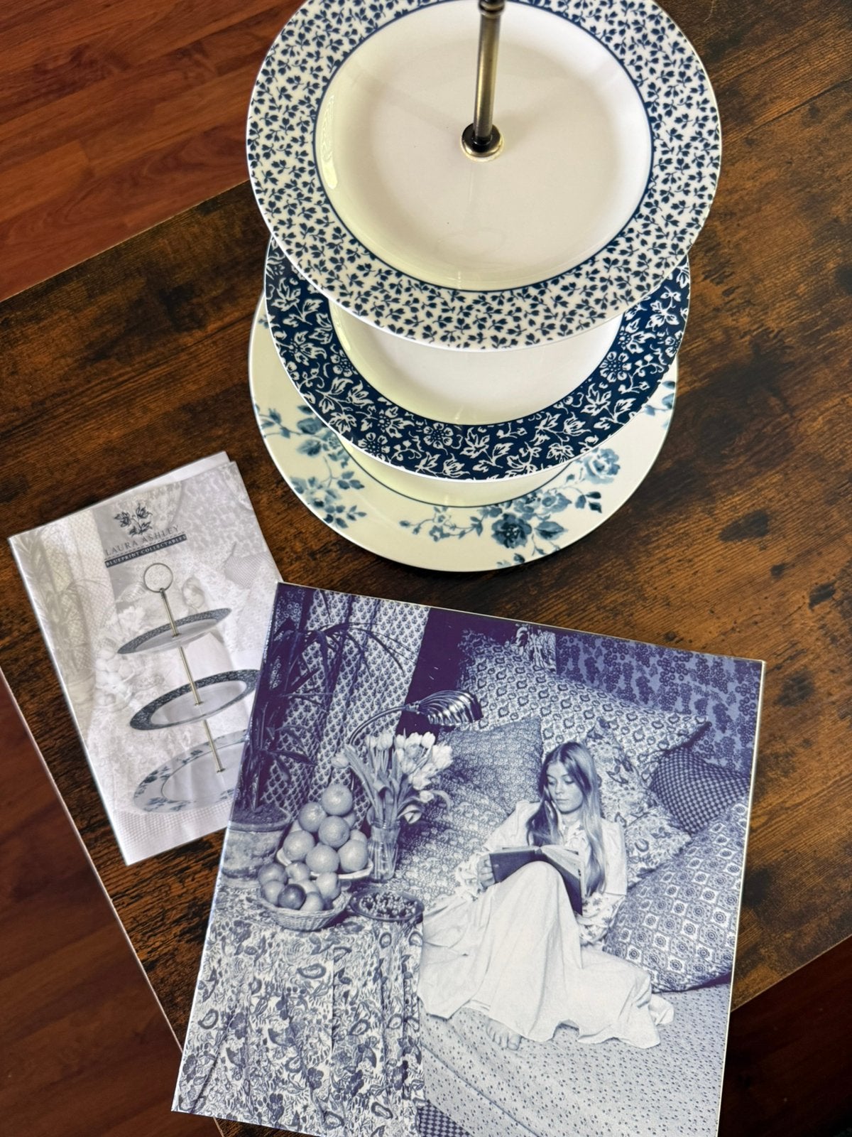 Etagere Laura Ashley Blueprint Collection, Huis en Inrichting, Ophalen, Overige merken, Zo goed als nieuw, Delftsblauw