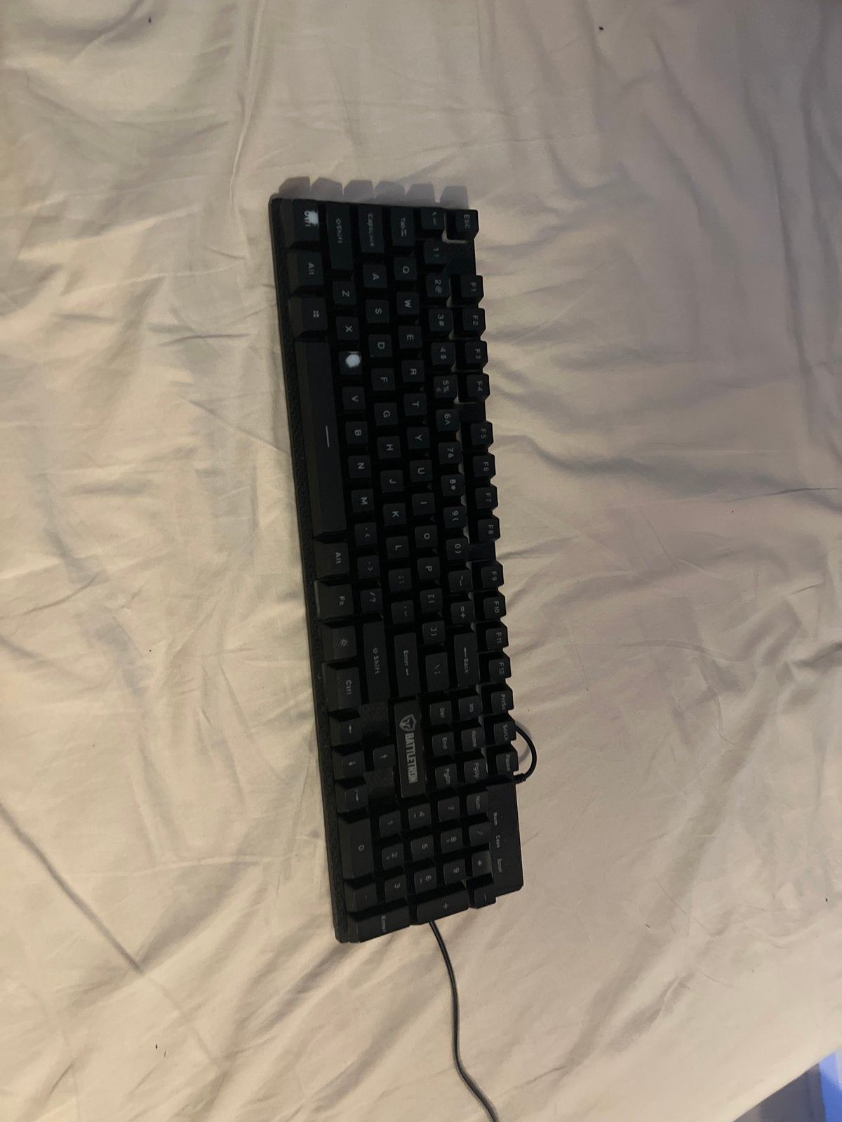 Gaming toetsenbord - Battletron - Gebruikt maar schoongemaak, Computers en Software, Toetsenborden, Ophalen, Gebruikt, Gaming toetsenbord