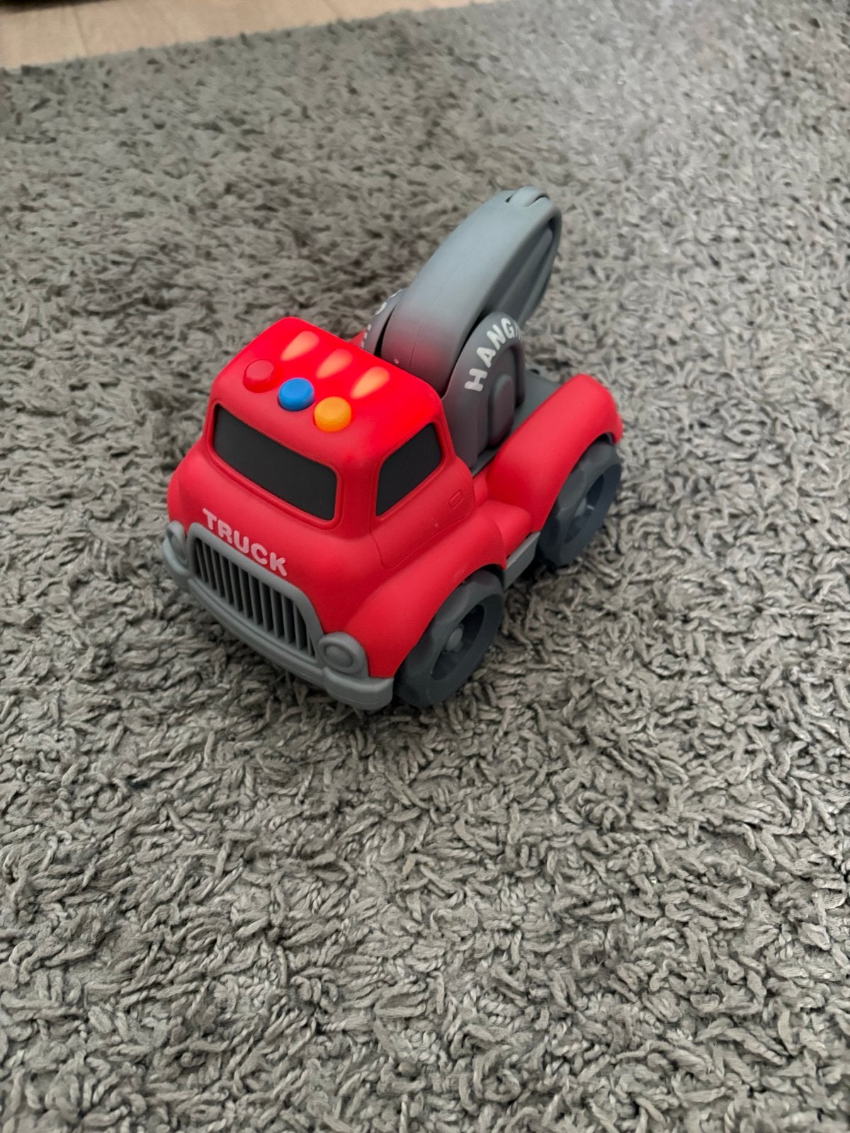 Rode brandweerauto met geluiden en lichtjes, Ophalen, Gebruikt